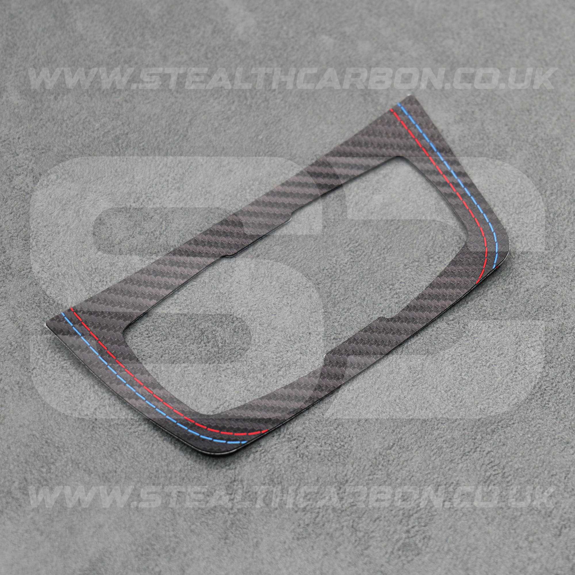 BMW Carbon Fibre Style Headlight Switch Trim F30 F34 F80 M3 F82 M4 M5 F87 M2