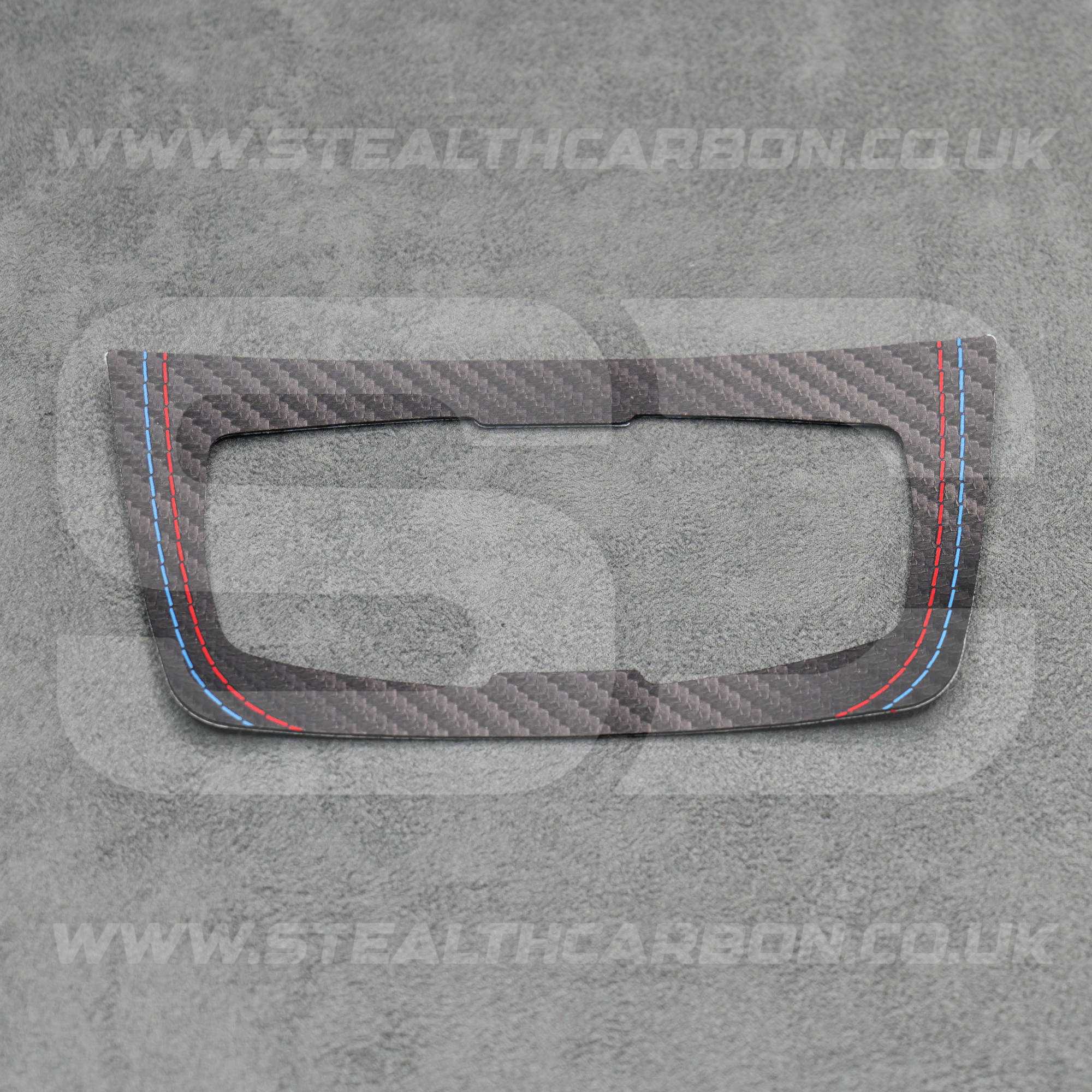 BMW Carbon Fibre Style Headlight Switch Trim F30 F34 F80 M3 F82 M4 M5 F87 M2