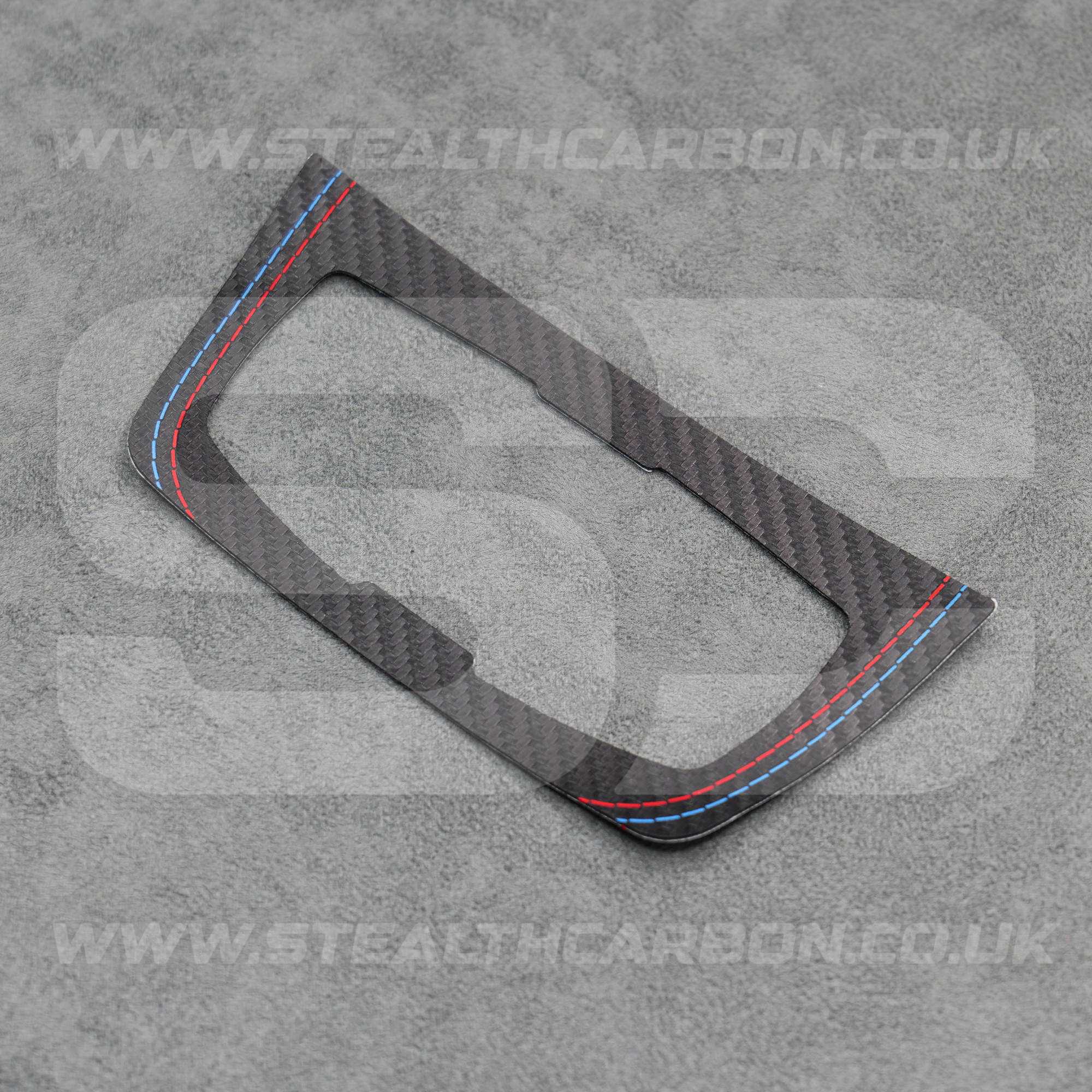 BMW Carbon Fibre Style Headlight Switch Trim F30 F34 F80 M3 F82 M4 M5 F87 M2