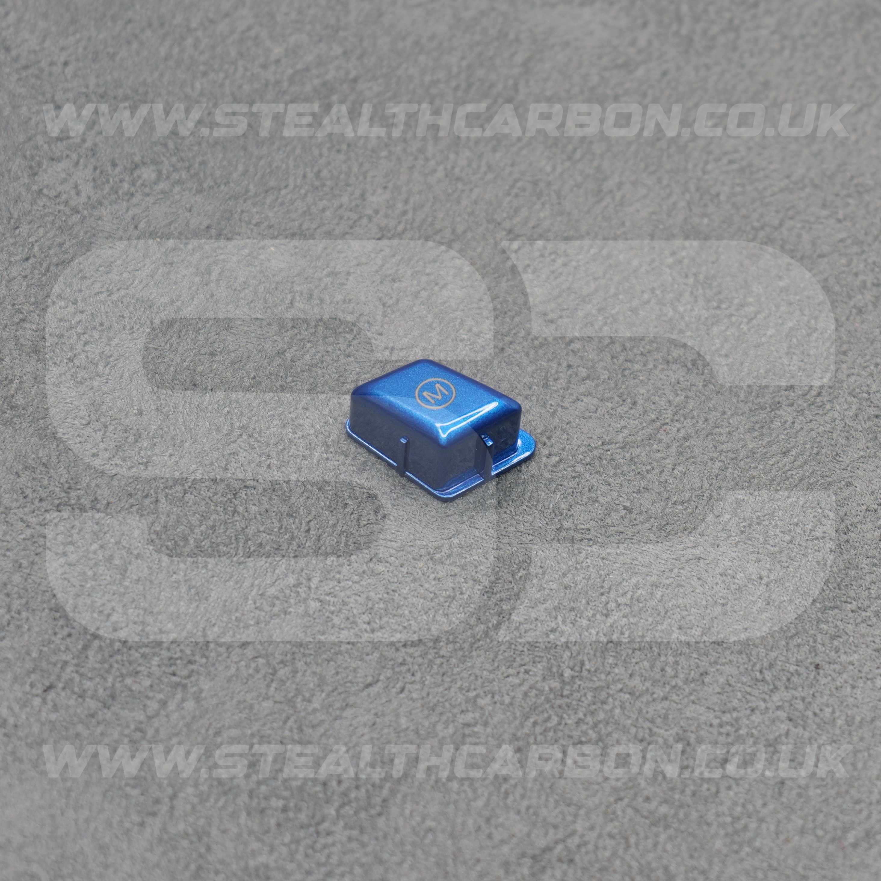 BMW Metallic Blue Steering Wheel M Mode Button for E90 E92 E93 M3 4.0 V8 Coupe