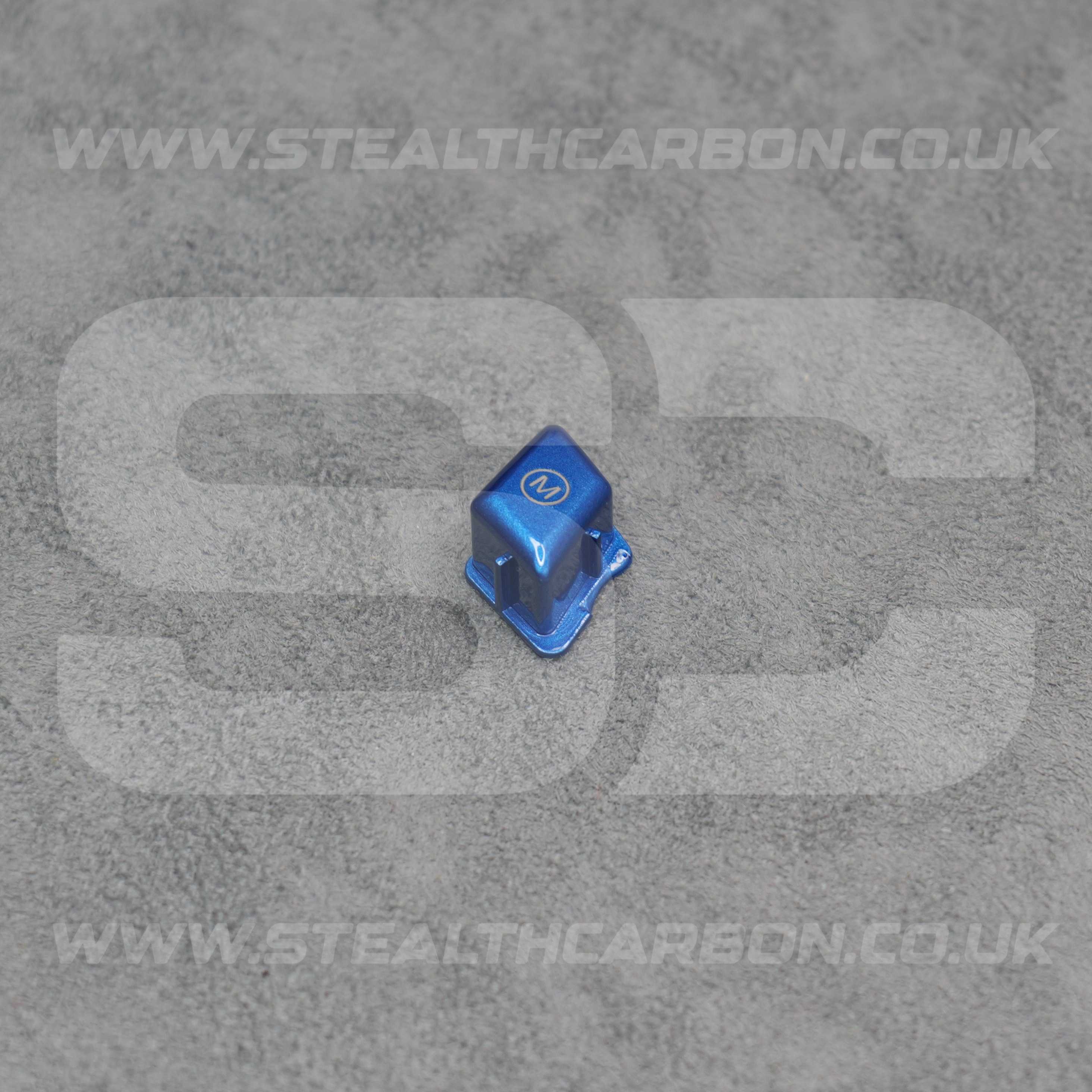 BMW Metallic Blue Steering Wheel M Mode Button for E90 E92 E93 M3 4.0 V8 Coupe