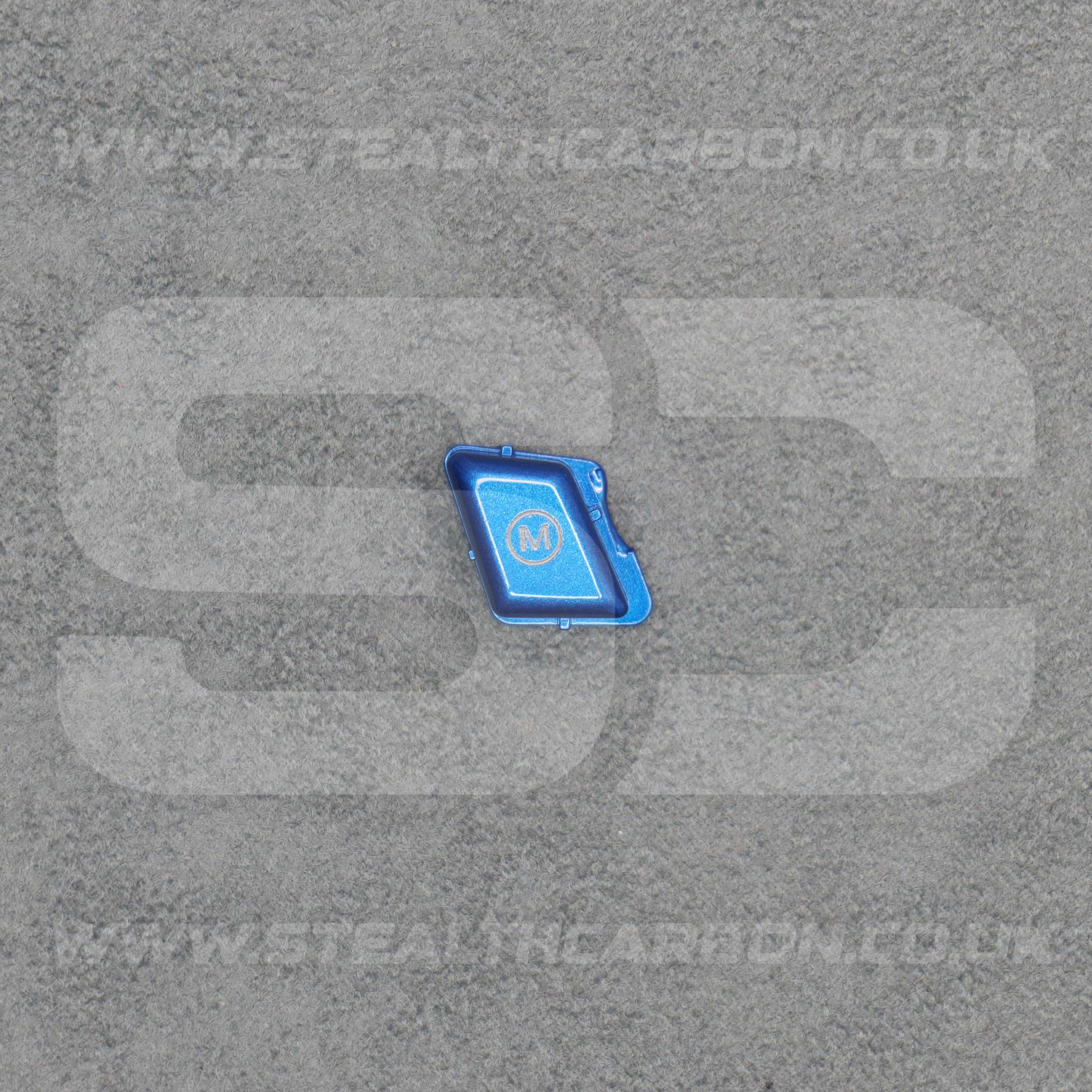 BMW Metallic Blue Steering Wheel M Mode Button for E90 E92 E93 M3 4.0 V8 Coupe