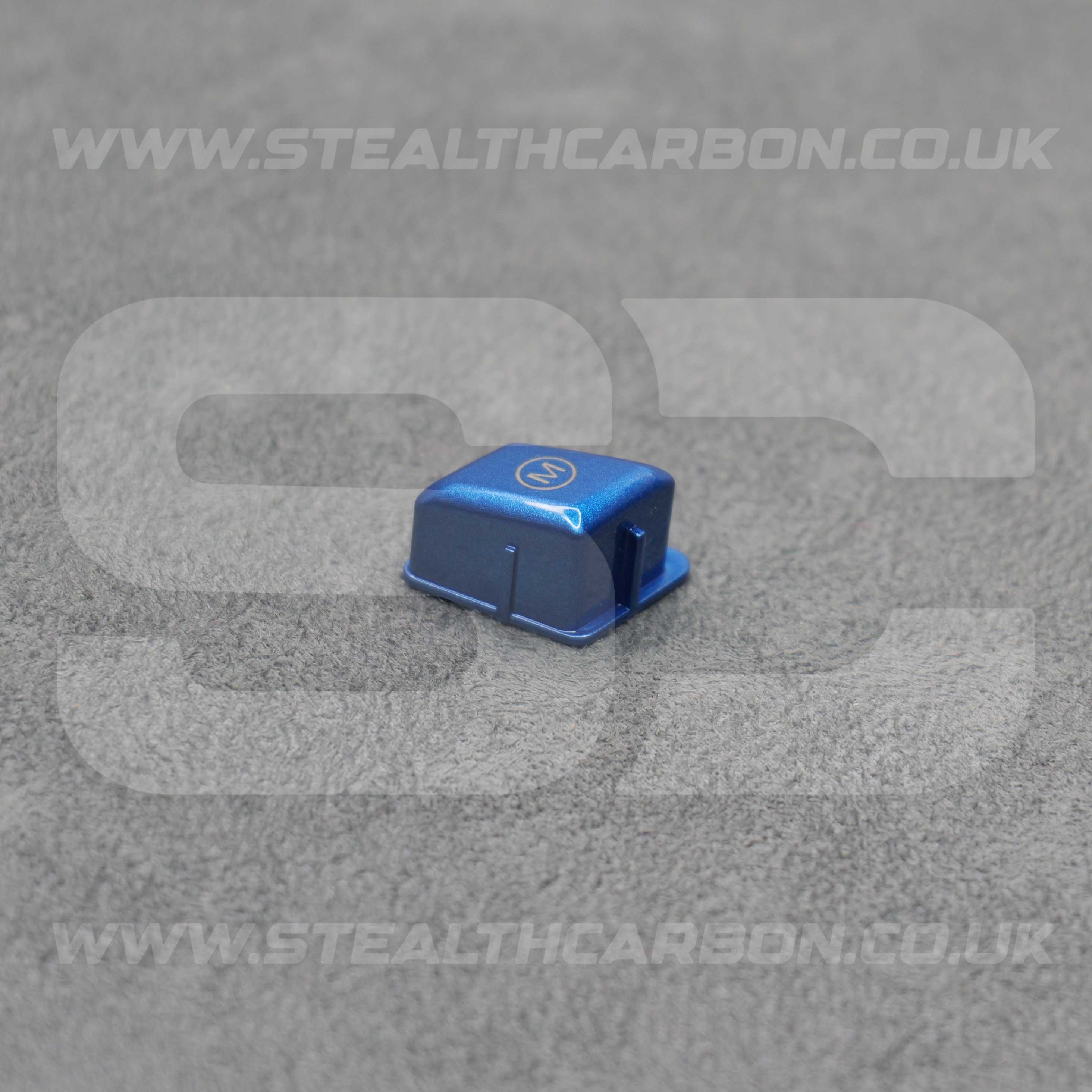 BMW Metallic Blue Steering Wheel M Mode Button for E90 E92 E93 M3 4.0 V8 Coupe