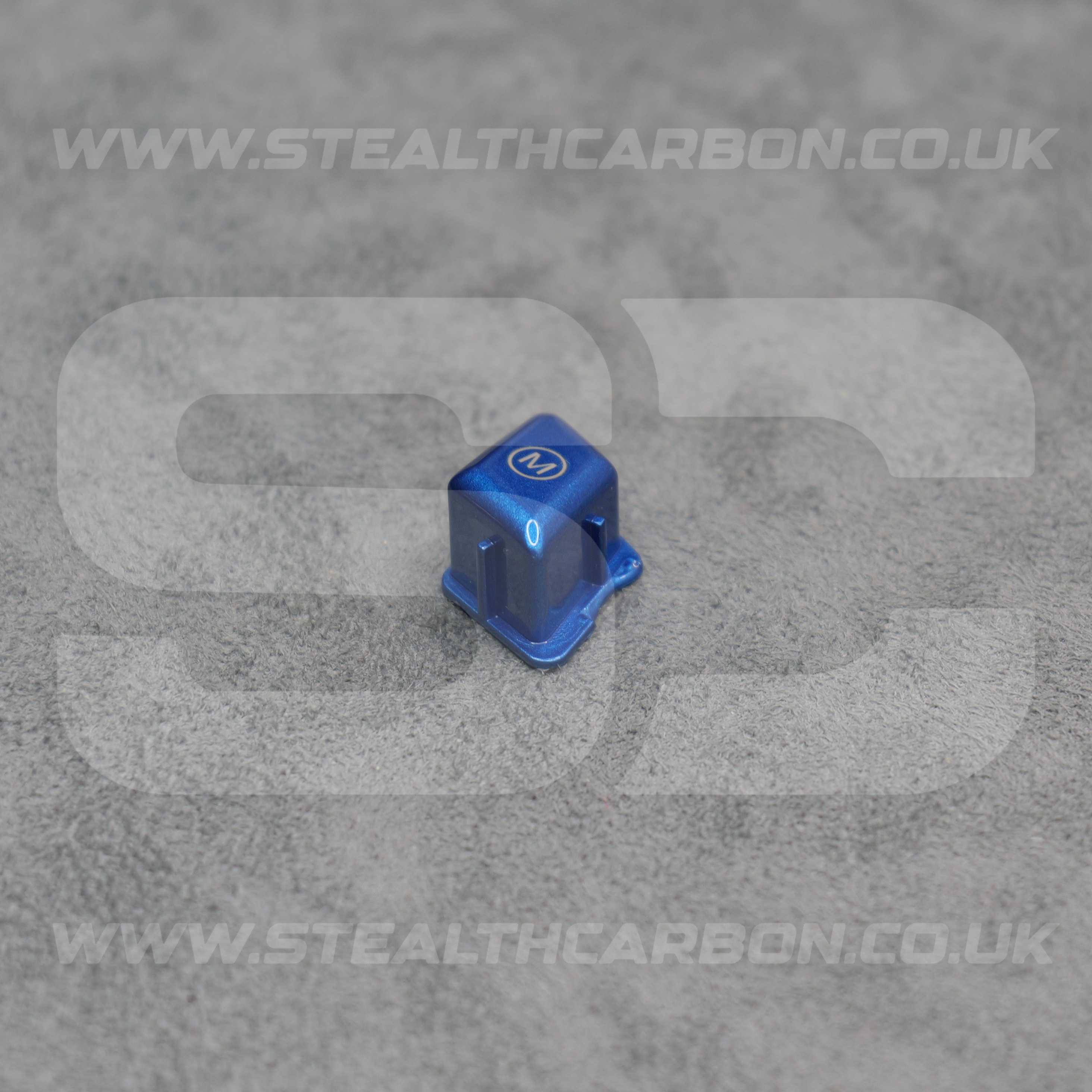 BMW Metallic Blue Steering Wheel M Mode Button for E90 E92 E93 M3 4.0 V8 Coupe