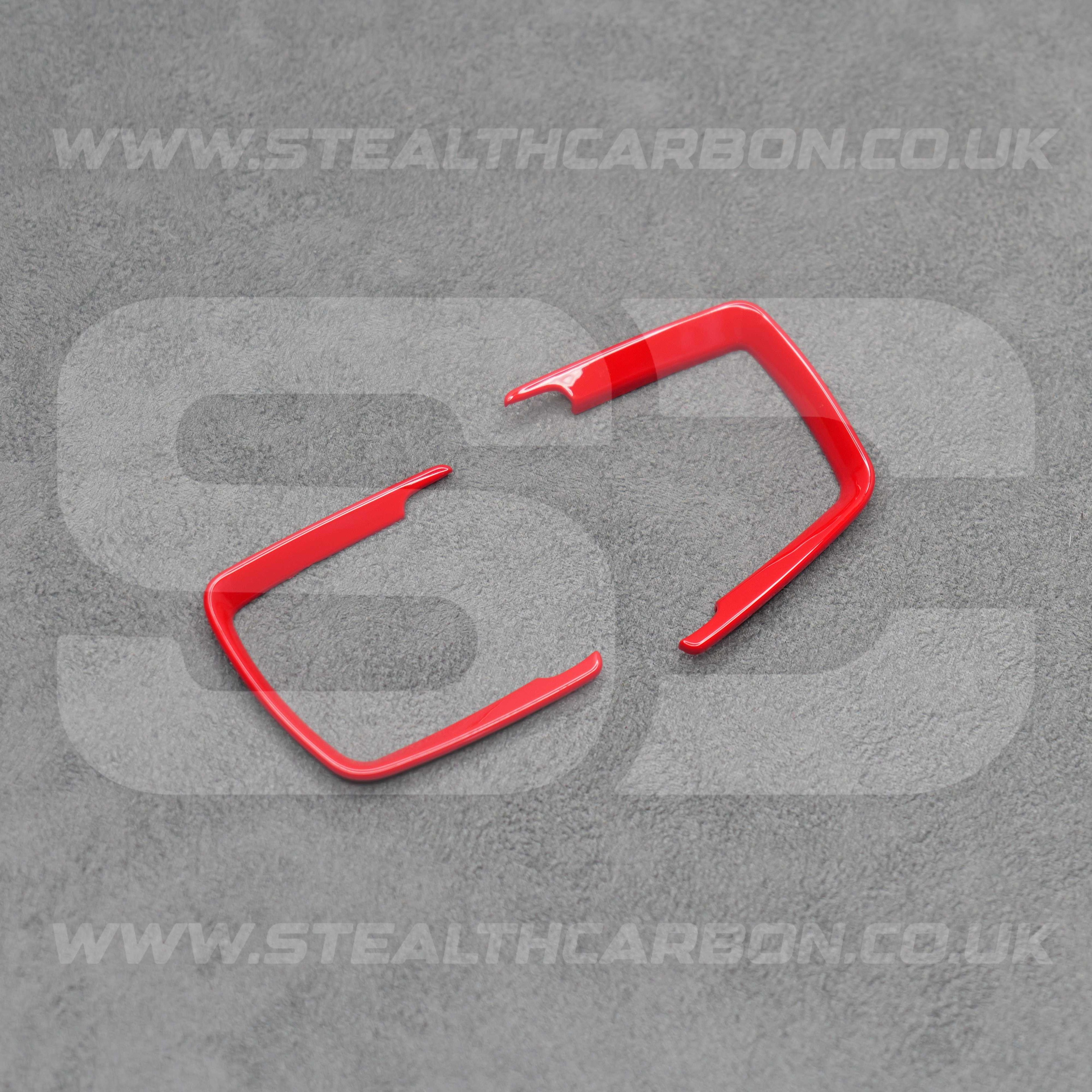 BMW Red Headlight Switch Trims M3 F80 F82 M4 F87 F30 M2 i3 1 2 3 4 5 6 7 Series