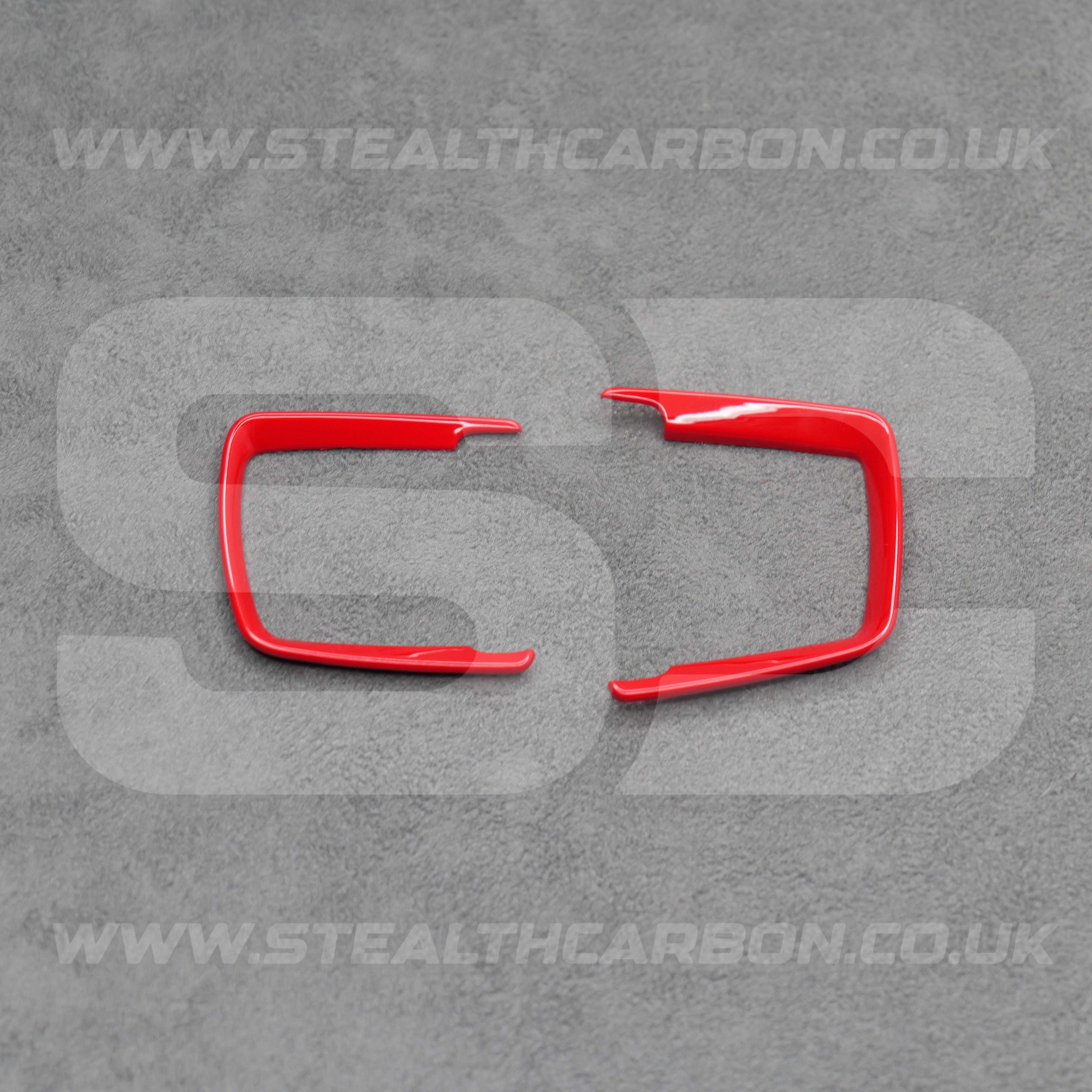 BMW Red Headlight Switch Trims M3 F80 F82 M4 F87 F30 M2 i3 1 2 3 4 5 6 7 Series