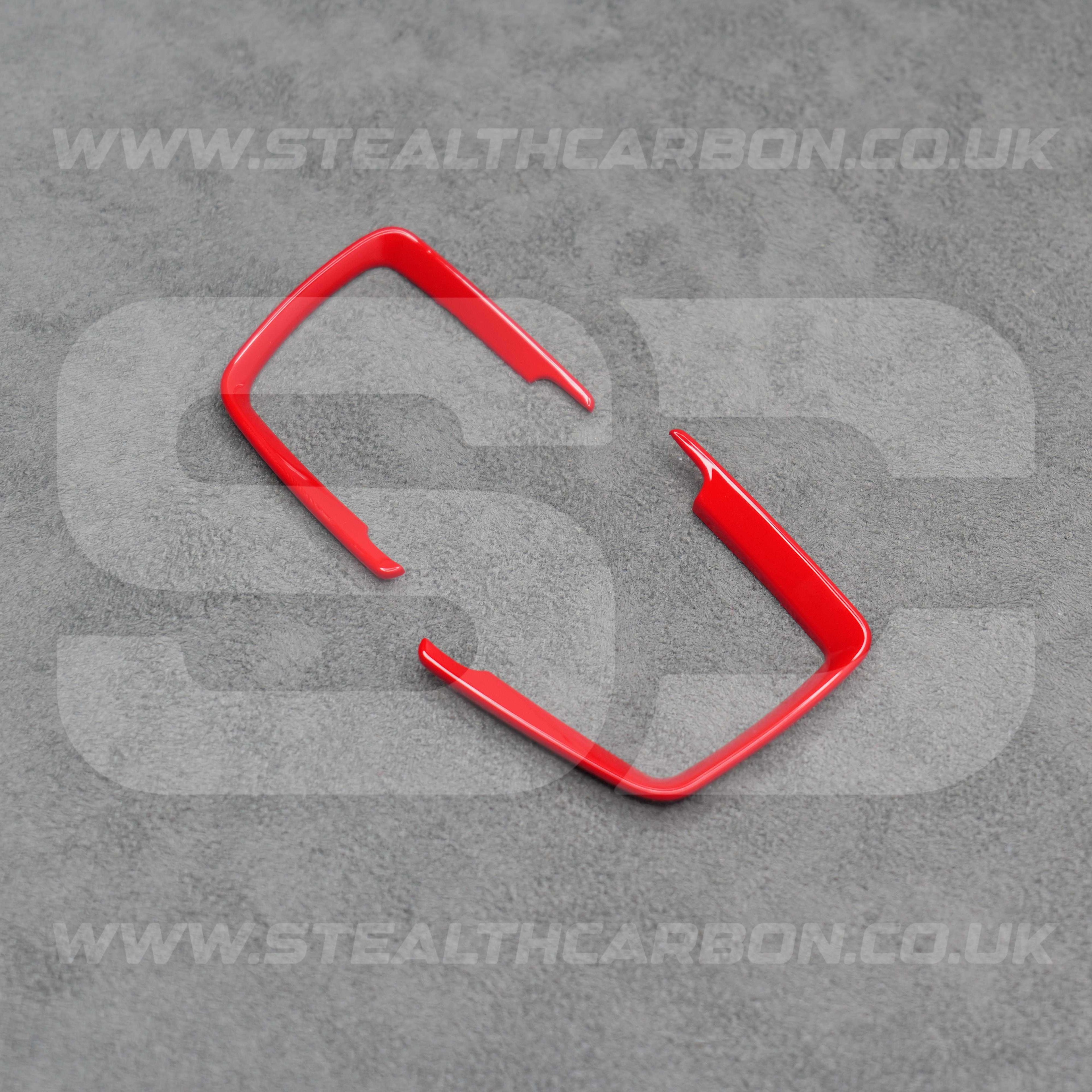 BMW Red Headlight Switch Trims M3 F80 F82 M4 F87 F30 M2 i3 1 2 3 4 5 6 7 Series