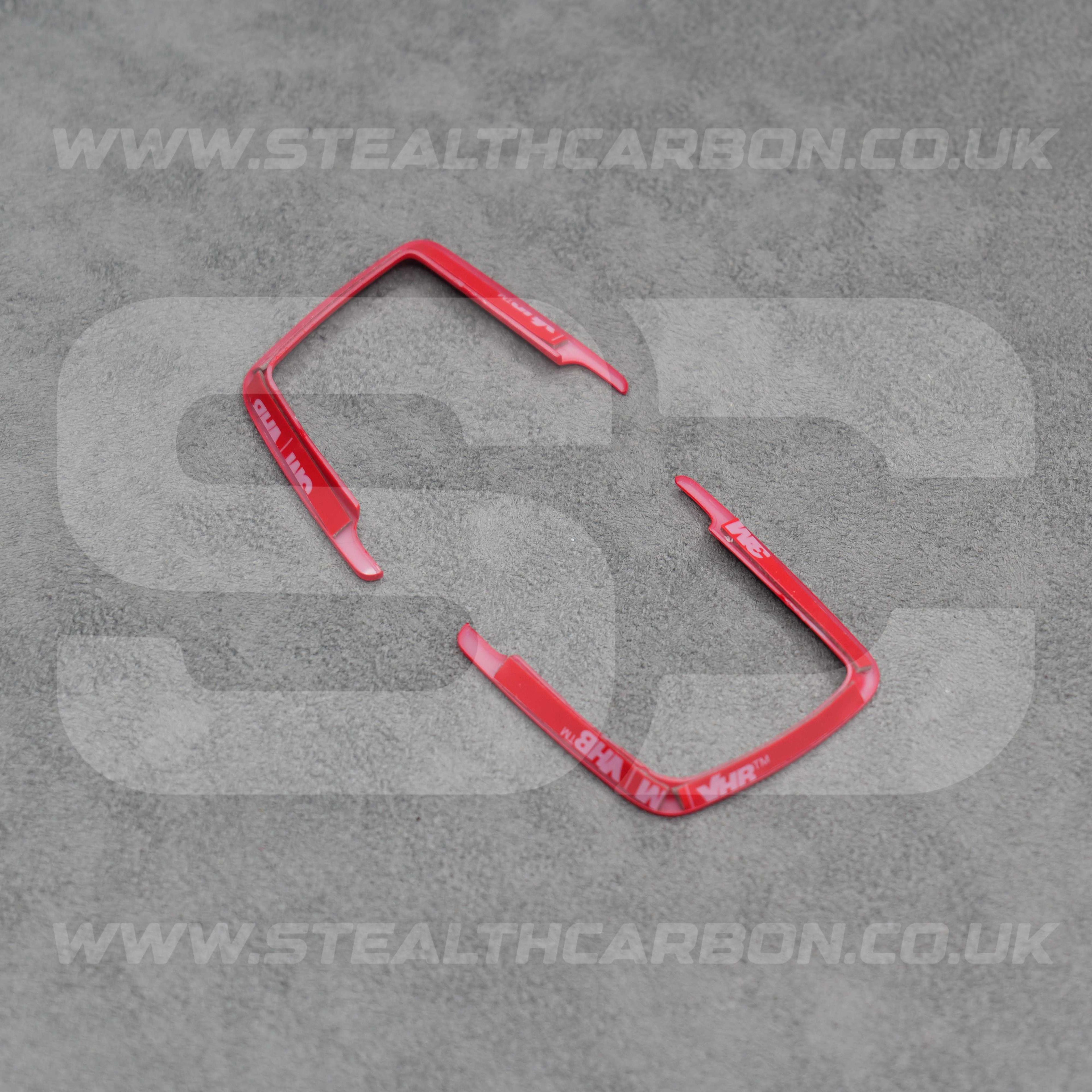 BMW Red Headlight Switch Trims M3 F80 F82 M4 F87 F30 M2 i3 1 2 3 4 5 6 7 Series