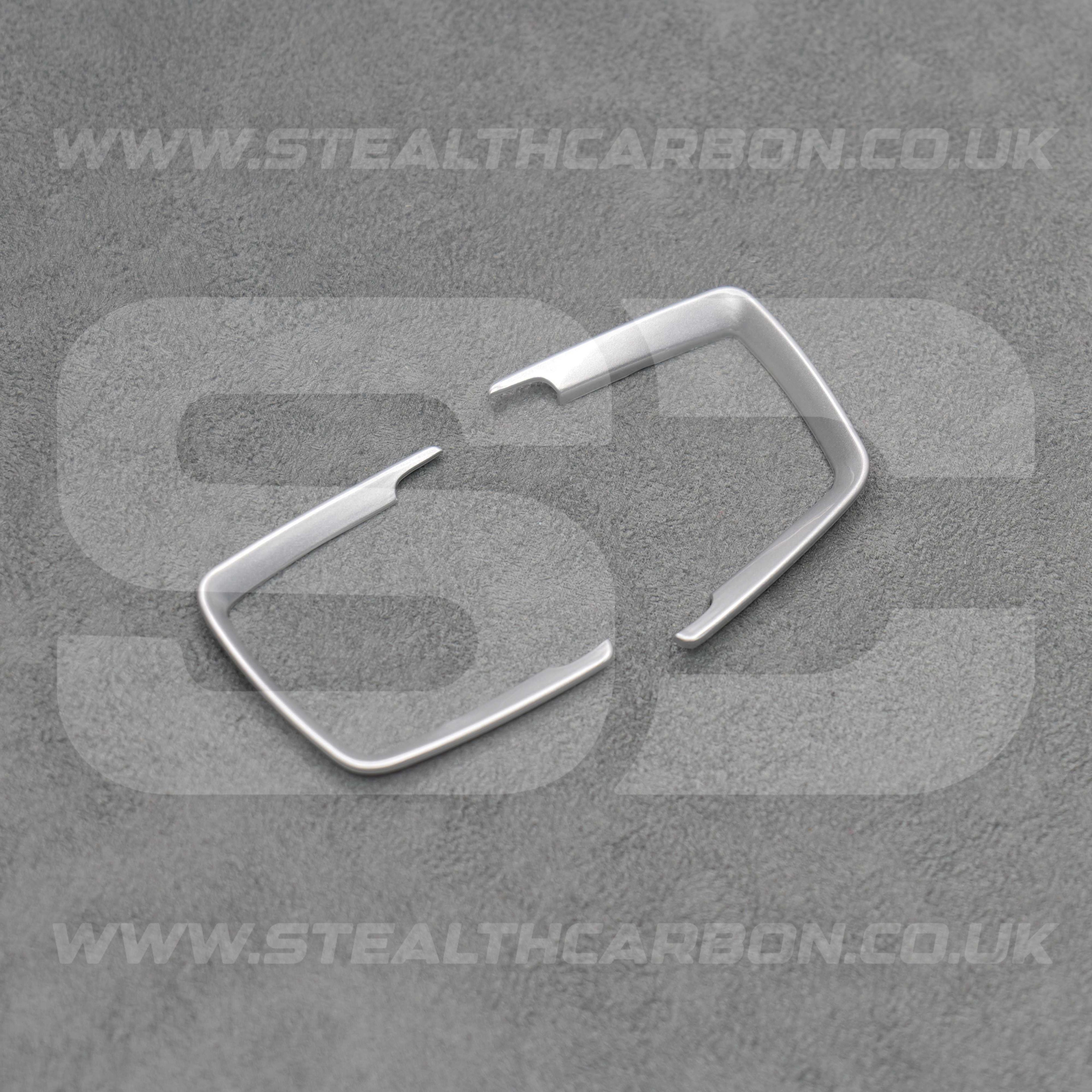 BMW Silver Headlight Switch Trims M3 F80 F82 M4 F87 F30 M2 i3 1 2 3 4 5 Series