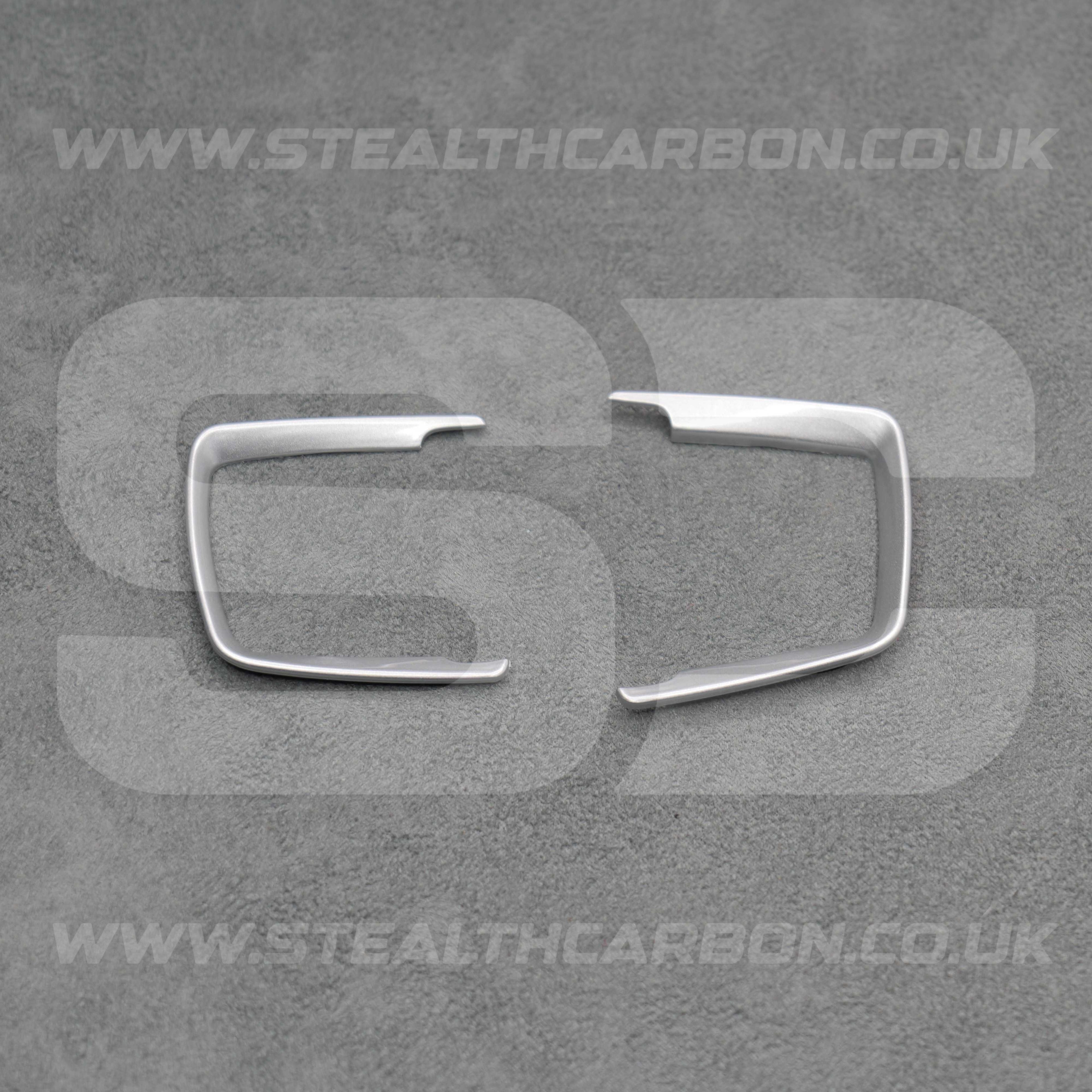 BMW Silver Headlight Switch Trims M3 F80 F82 M4 F87 F30 M2 i3 1 2 3 4 5 Series