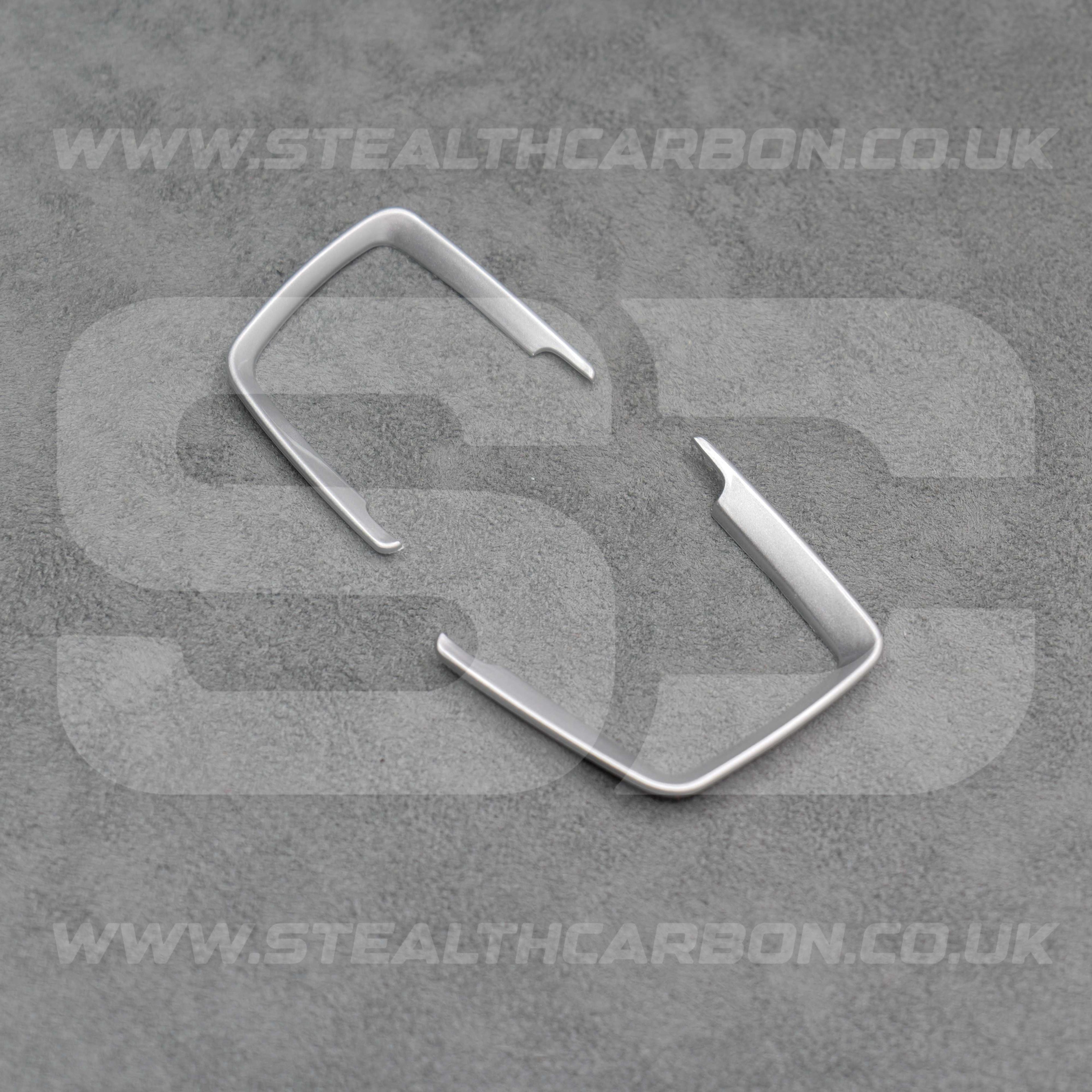 BMW Silver Headlight Switch Trims M3 F80 F82 M4 F87 F30 M2 i3 1 2 3 4 5 Series