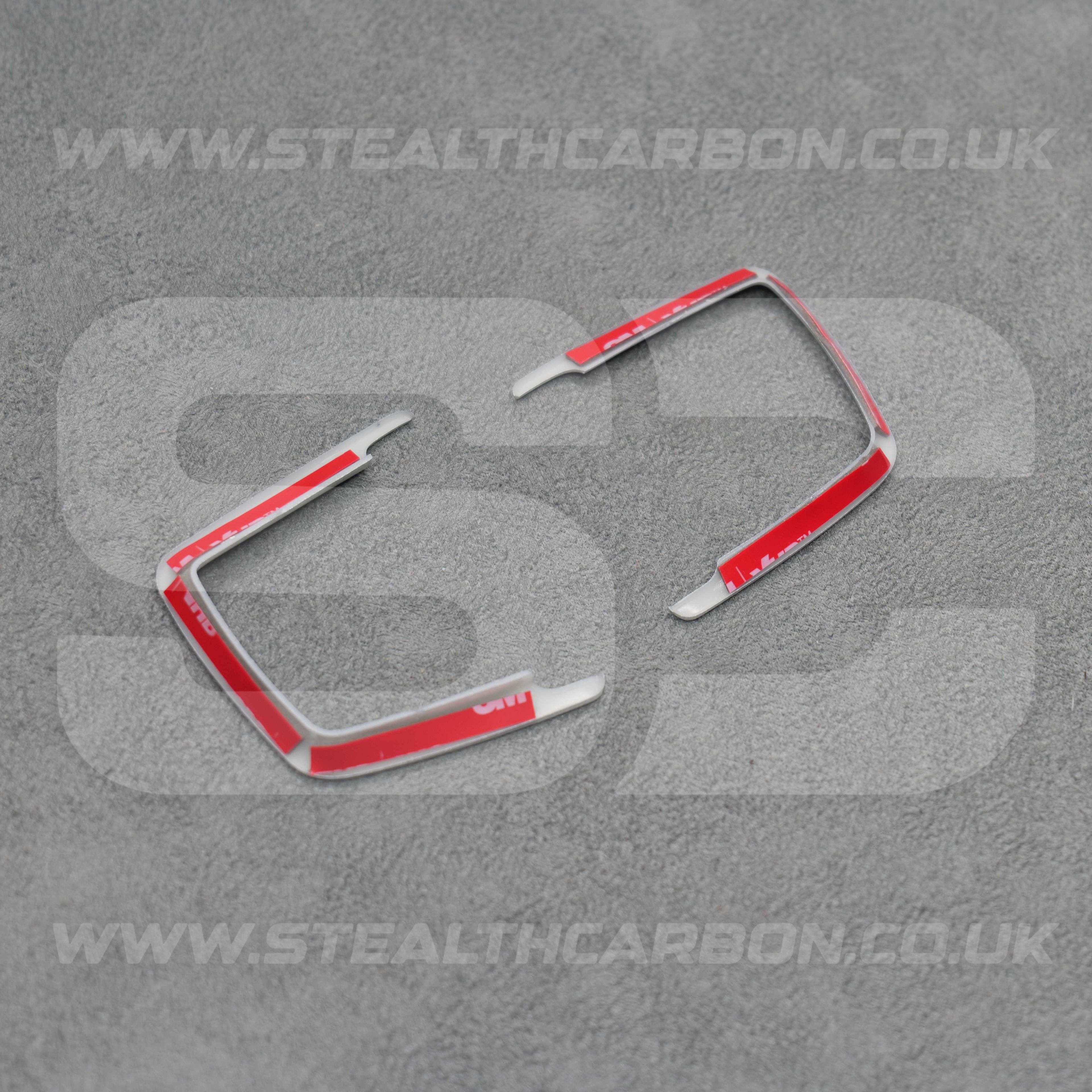 BMW Silver Headlight Switch Trims M3 F80 F82 M4 F87 F30 M2 i3 1 2 3 4 5 Series