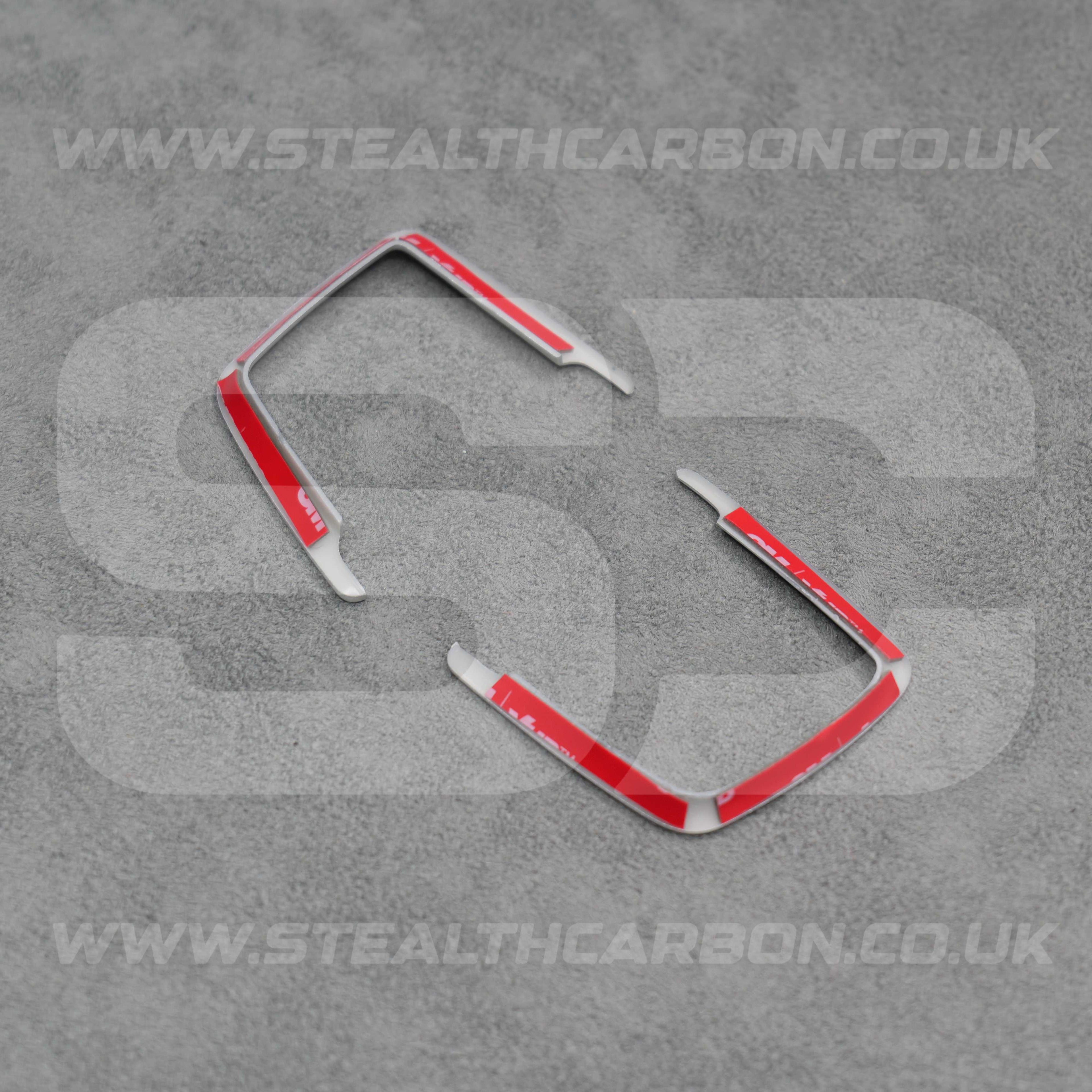 BMW Silver Headlight Switch Trims M3 F80 F82 M4 F87 F30 M2 i3 1 2 3 4 5 Series