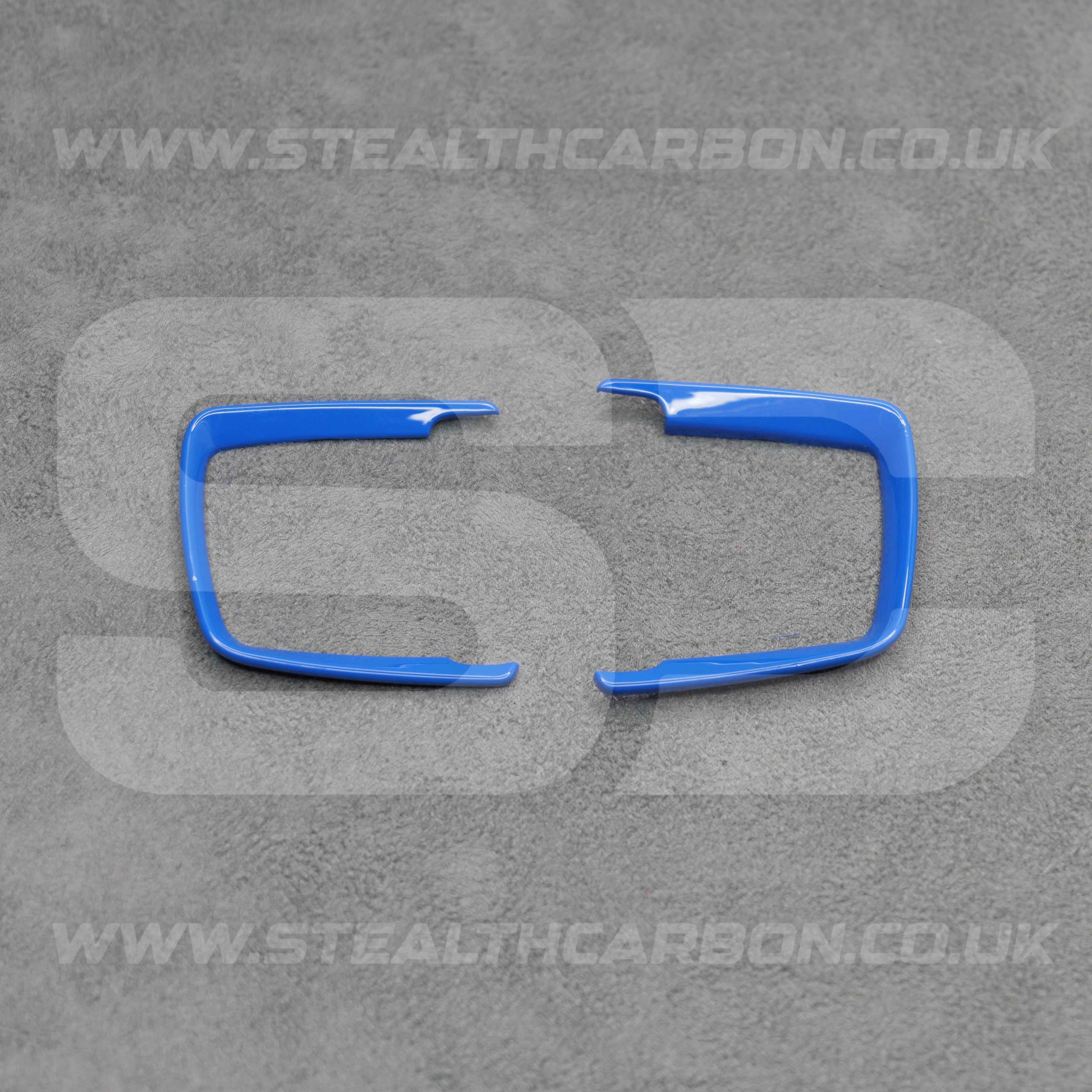 BMW Blue Headlight Switch Trims M3 F80 F82 M4 F87 F30 M2 i3 1 2 3 4 5 6 Series