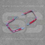 BMW Blue Headlight Switch Trims M3 F80 F82 M4 F87 F30 M2 i3 1 2 3 4 5 6 Series