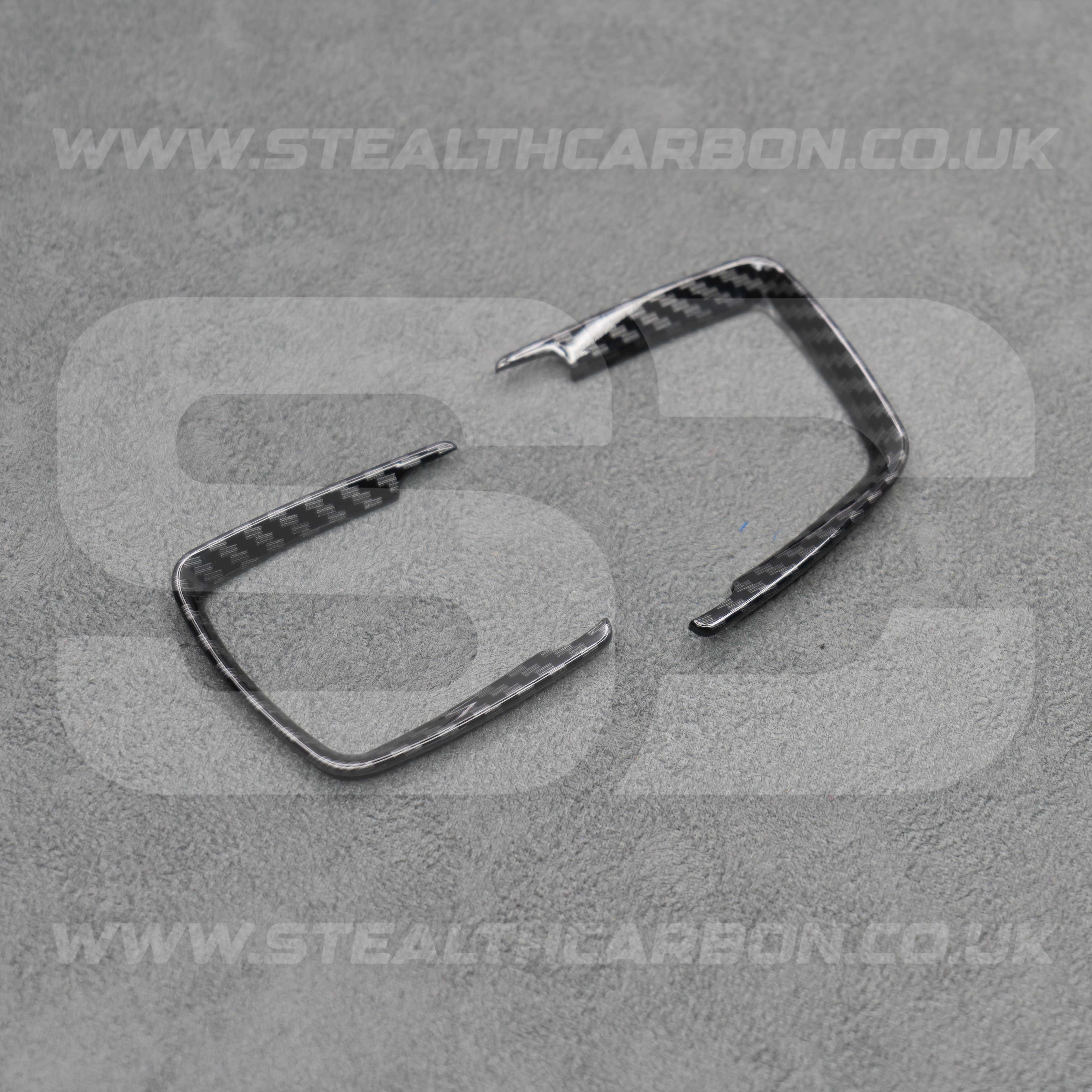 BMW Carbon Fibre Style Headlight Switch Trims M3 M4 F87 M2 i3 1 2 3 3 4 5 Series