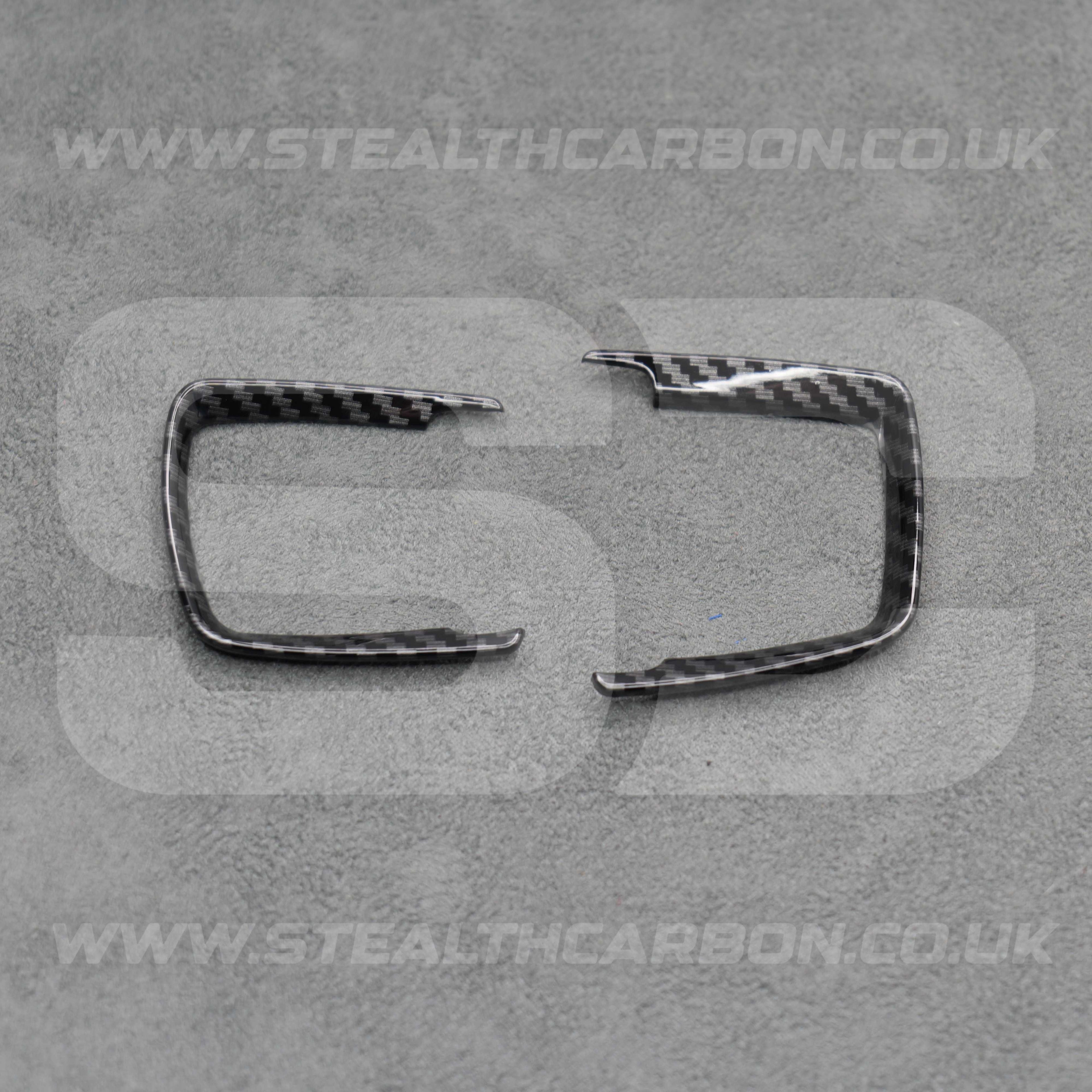 BMW Carbon Fibre Style Headlight Switch Trims M3 M4 F87 M2 i3 1 2 3 3 4 5 Series