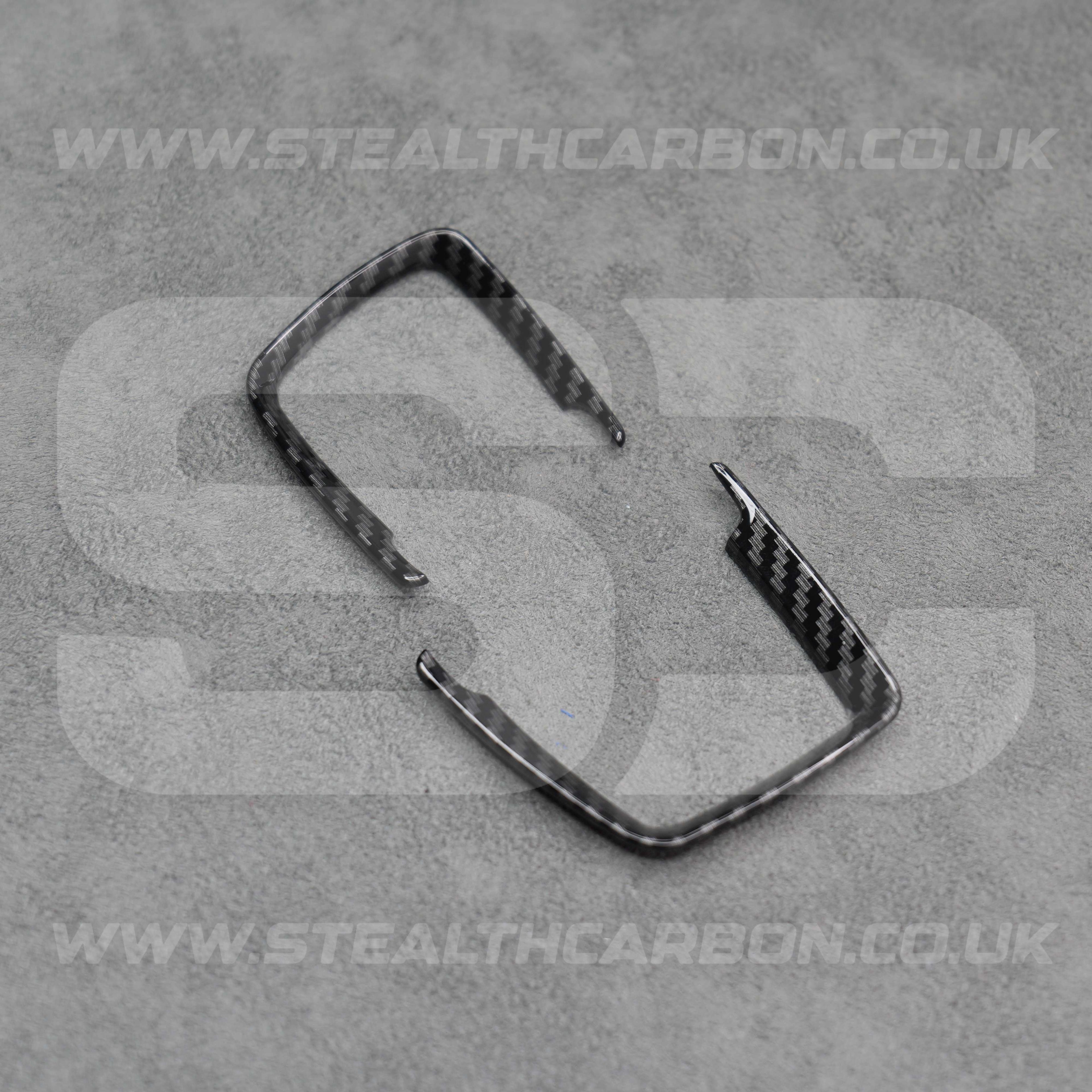 BMW Carbon Fibre Style Headlight Switch Trims M3 M4 F87 M2 i3 1 2 3 3 4 5 Series