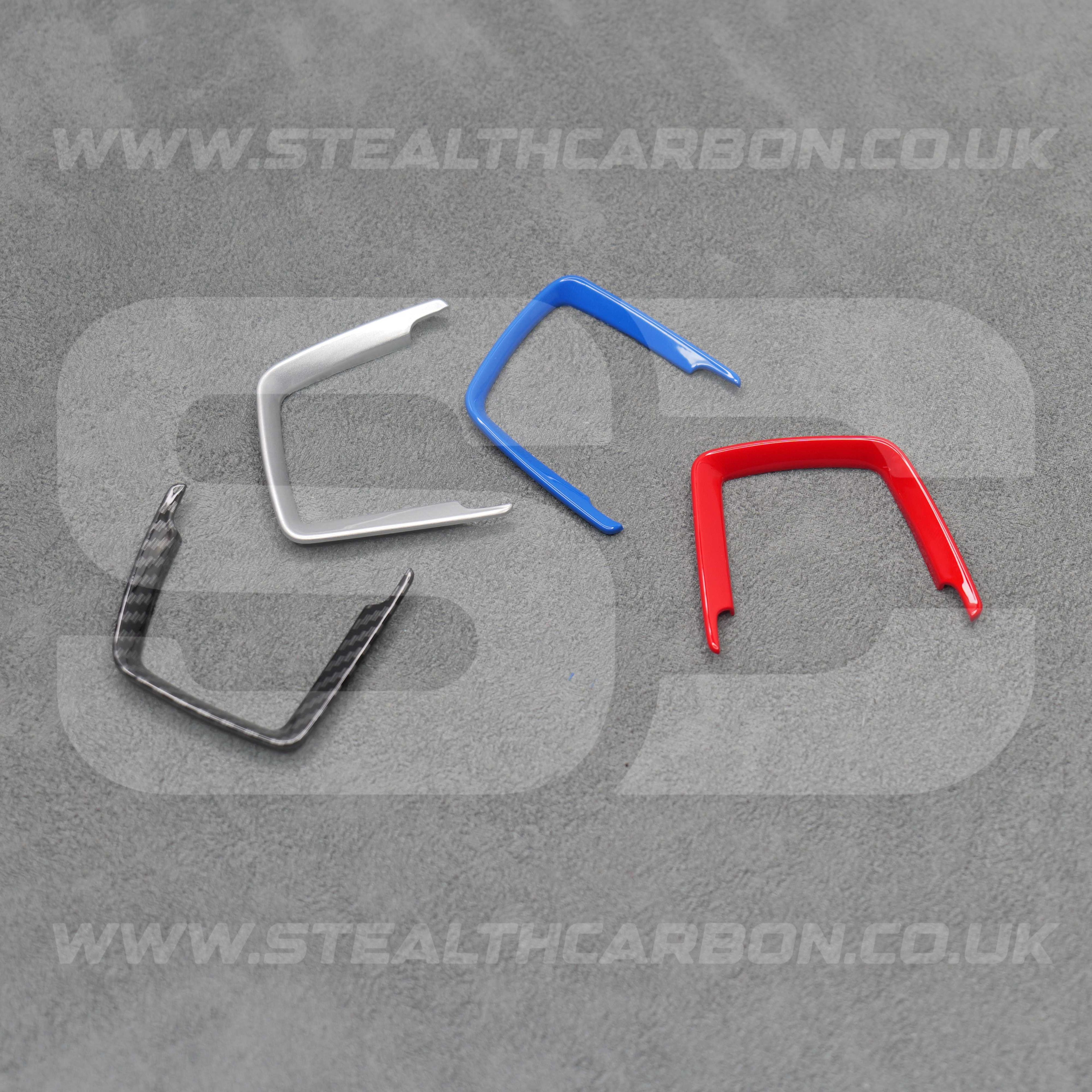 BMW Carbon Fibre Style Headlight Switch Trims M3 M4 F87 M2 i3 1 2 3 3 4 5 Series