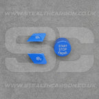 BMW Blue M1 M2 & Start Engine Button Set for M2 M3 M4 F80 F82 F83 F87 M5 M6 F10