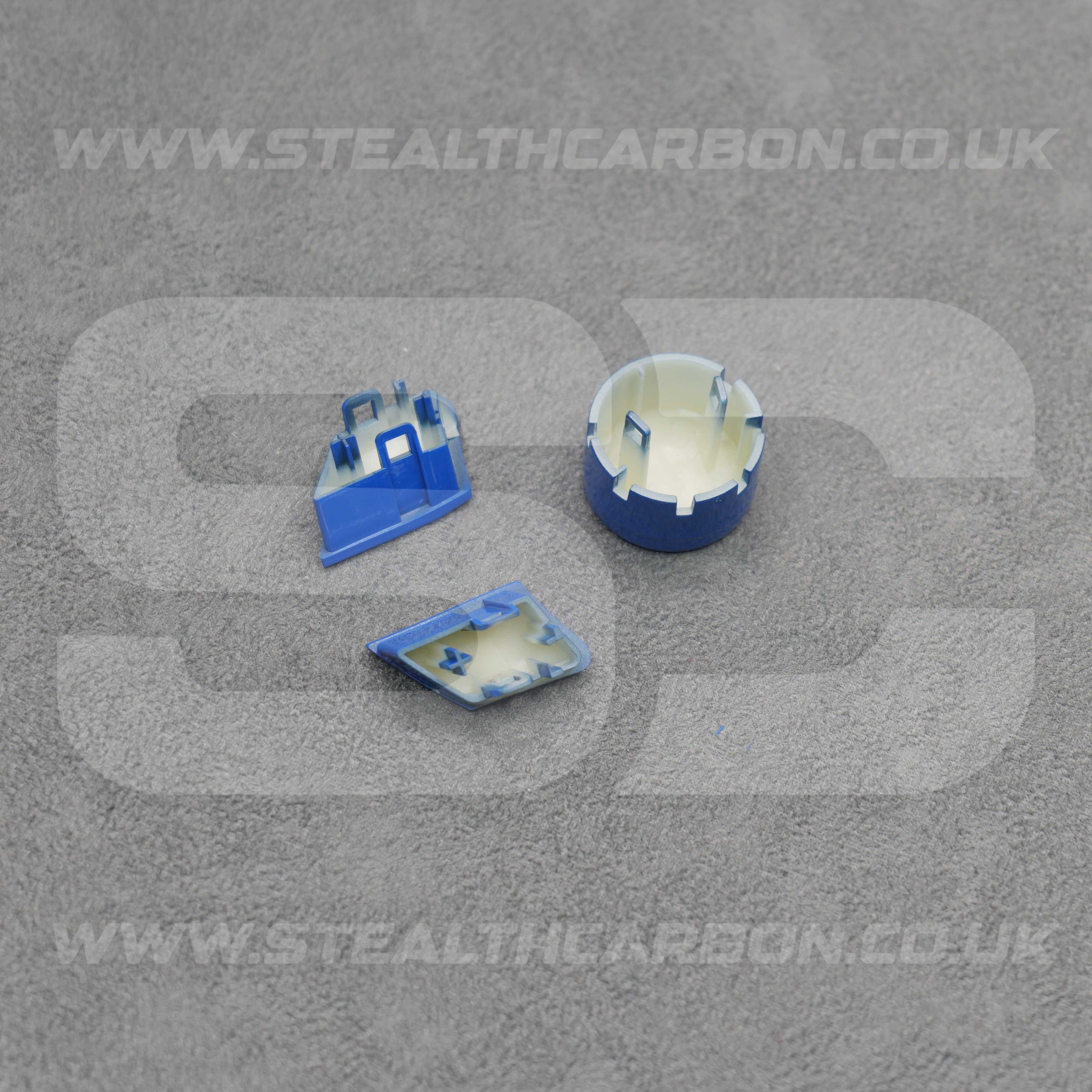 BMW Blue M1 M2 & Start Engine Button Set for M2 M3 M4 F80 F82 F83 F87 M5 M6 F10