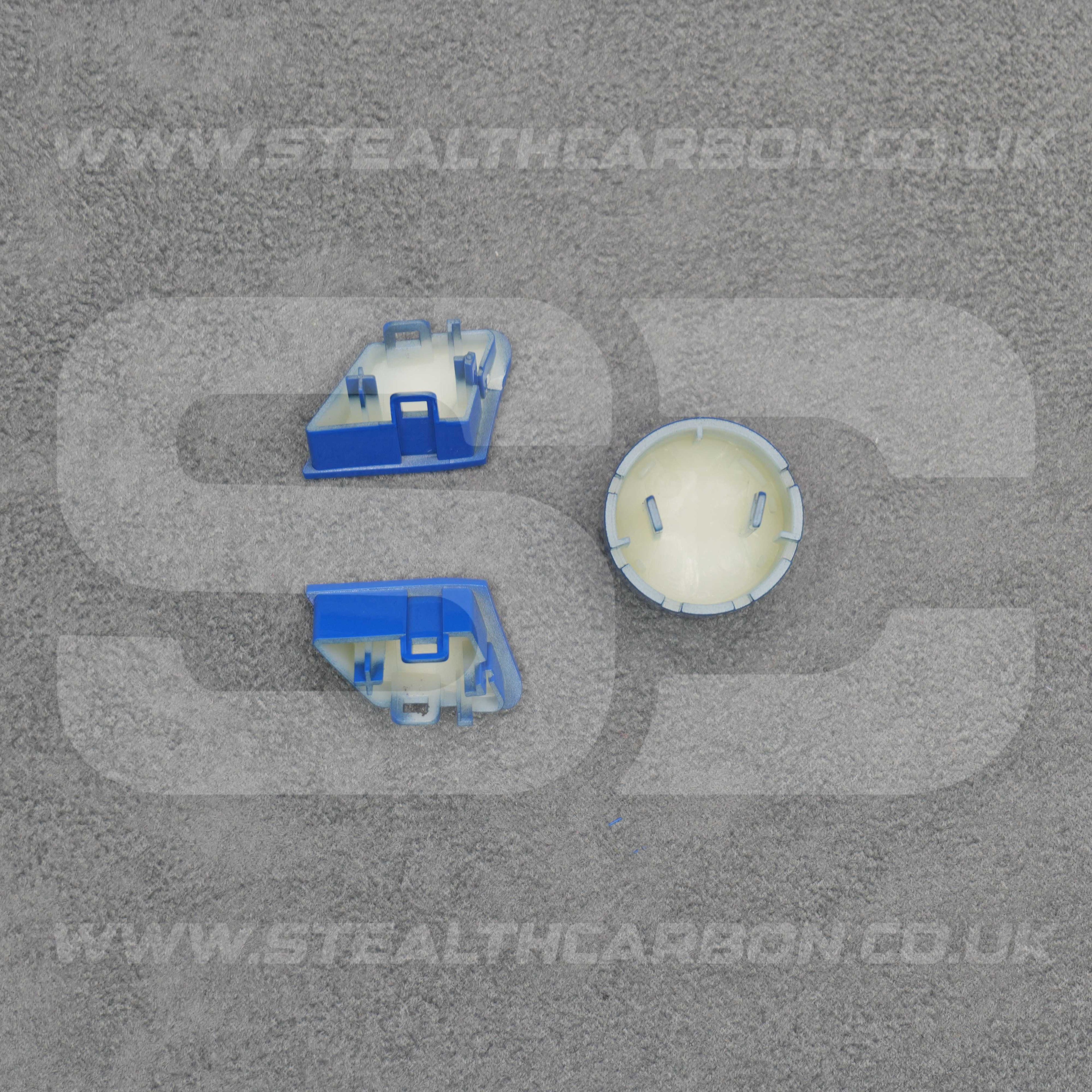 BMW Blue M1 M2 & Start Engine Button Set for M2 M3 M4 F80 F82 F83 F87 M5 M6 F10