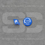 BMW Blue M Mode & Start Button Set for Steering Wheel E90 E92 E93 M3 4.0 V8