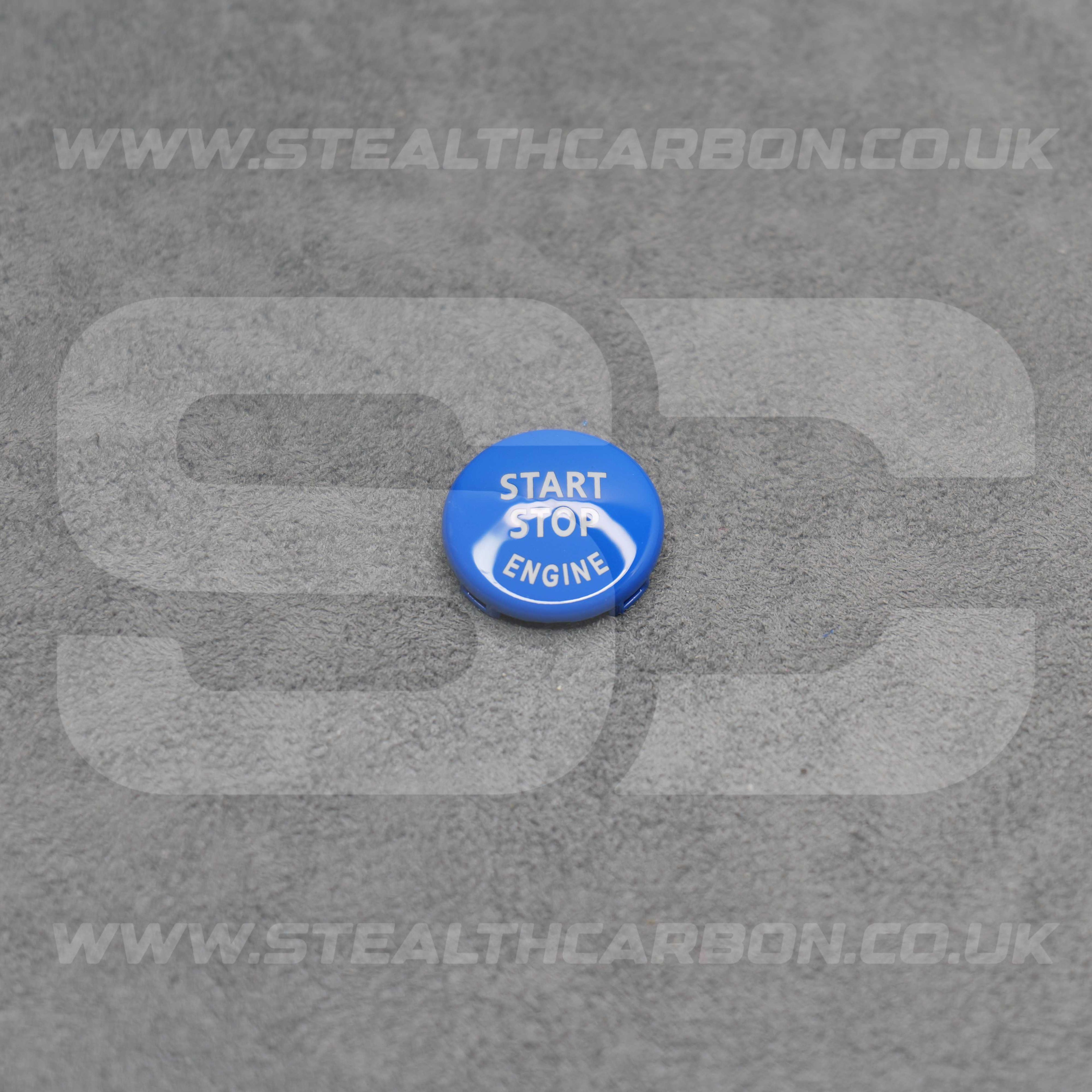 BMW Gloss Blue Start Stop Engine Button for E90 E92 E93 M3 4.0 V8
