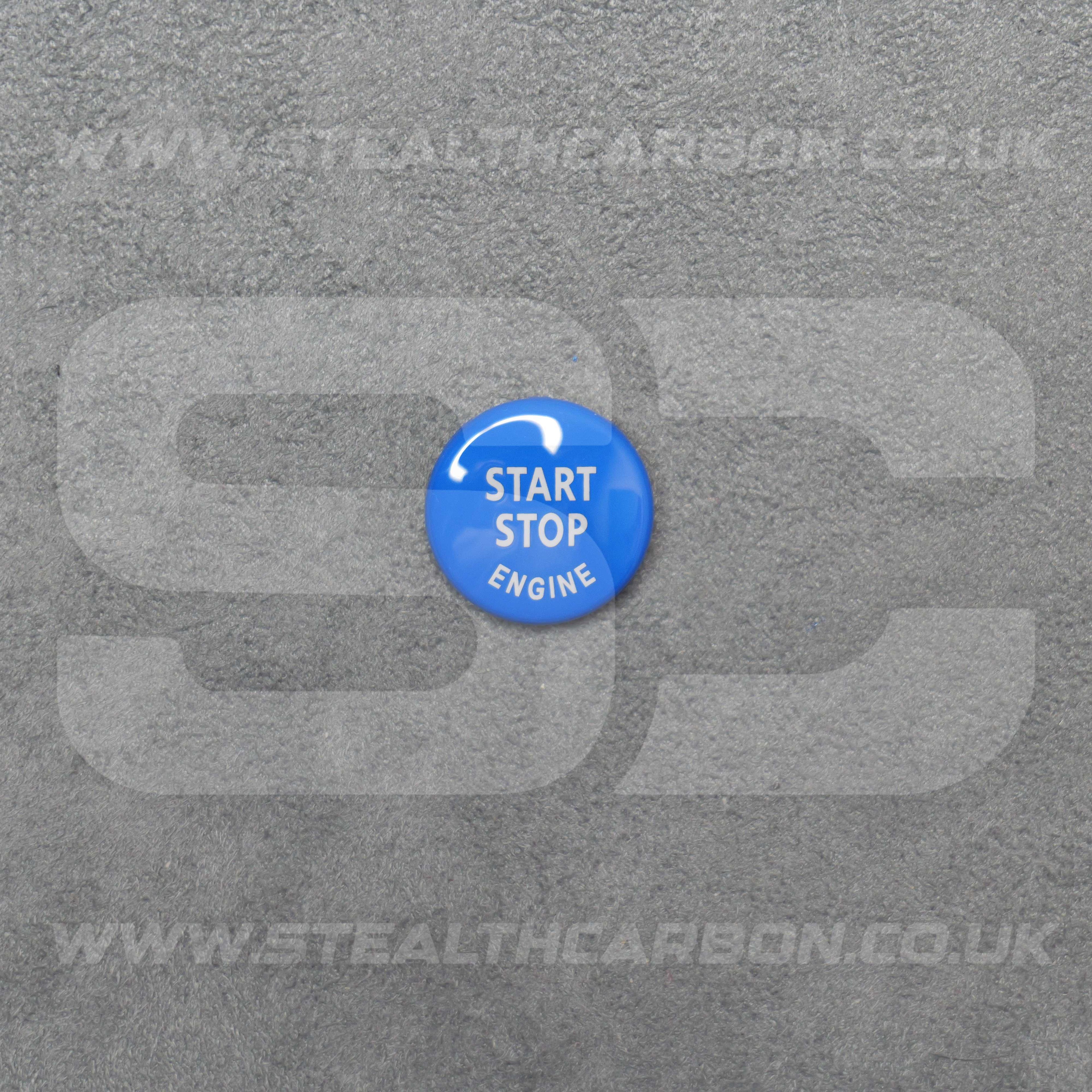 BMW Gloss Blue Start Stop Engine Button for E90 E92 E93 M3 4.0 V8