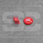 BMW Red M Mode & Start Button Set for Steering Wheel E90 E92 E93 M3 4.0 V8