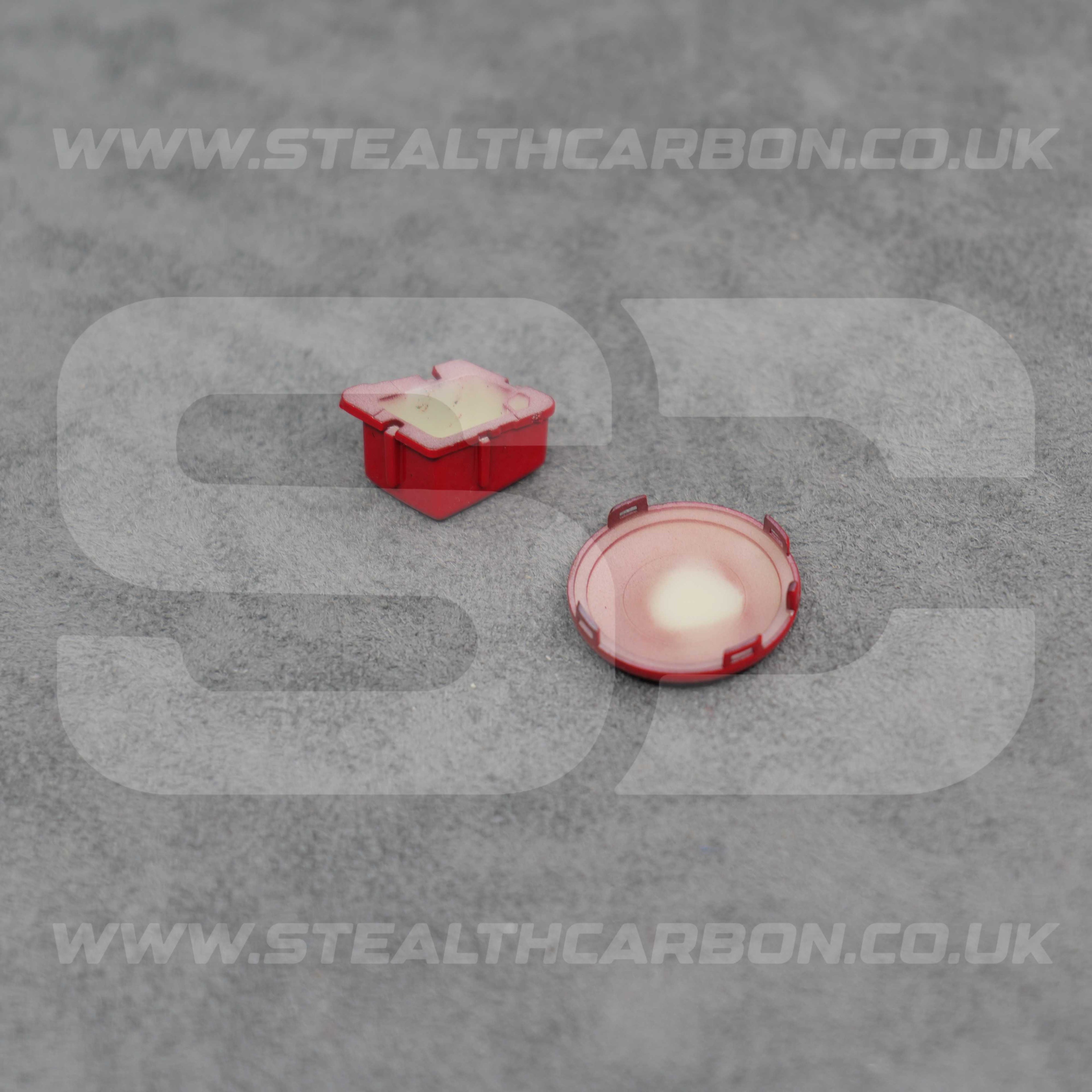 BMW Red M Mode & Start Button Set for Steering Wheel E90 E92 E93 M3 4.0 V8