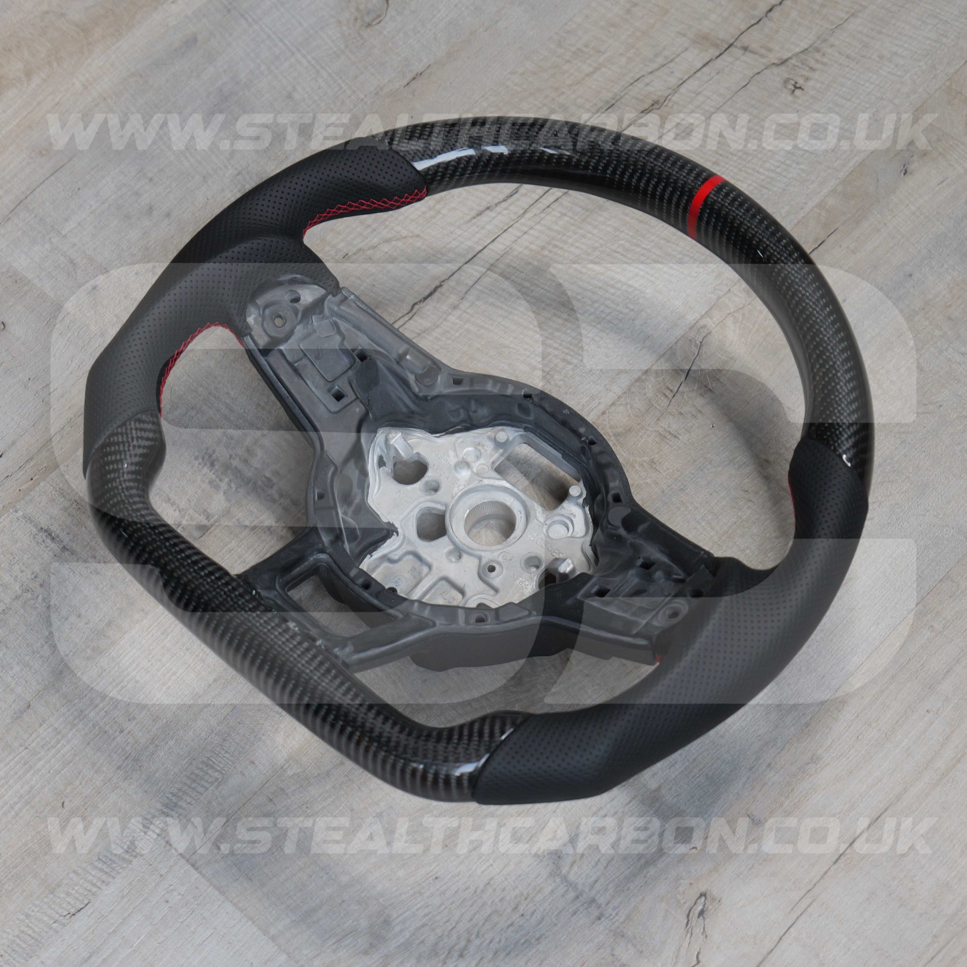 Volkswagen Carbon Fibre Steering Wheel VW Golf MK7 MK7.5 R R-Line GTI GTD GTE +
