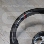Volkswagen Carbon Fibre Steering Wheel VW Golf MK7 MK7.5 R R-Line GTI GTD GTE +