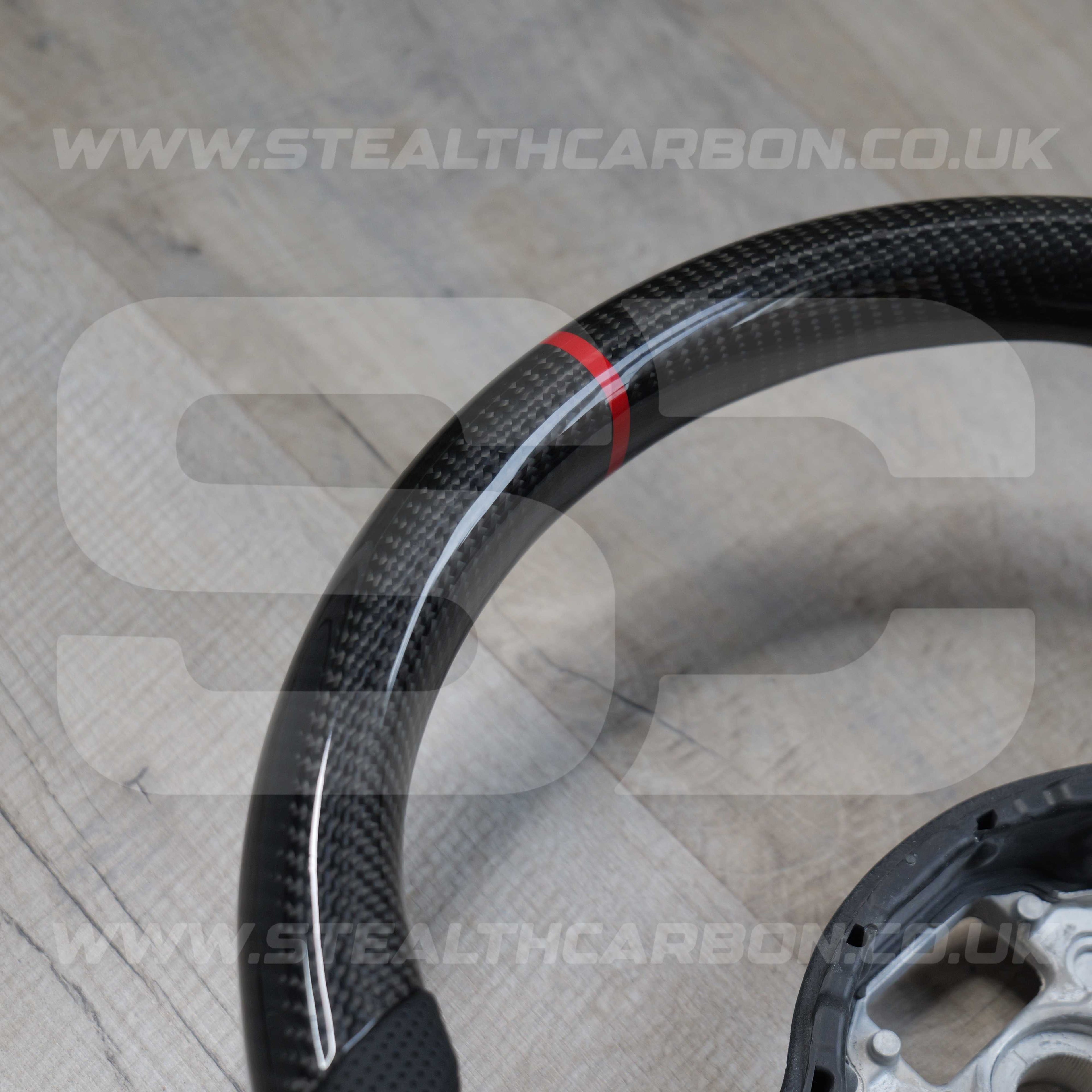 Volkswagen Carbon Fibre Steering Wheel VW Golf MK7 MK7.5 R R-Line GTI GTD GTE +