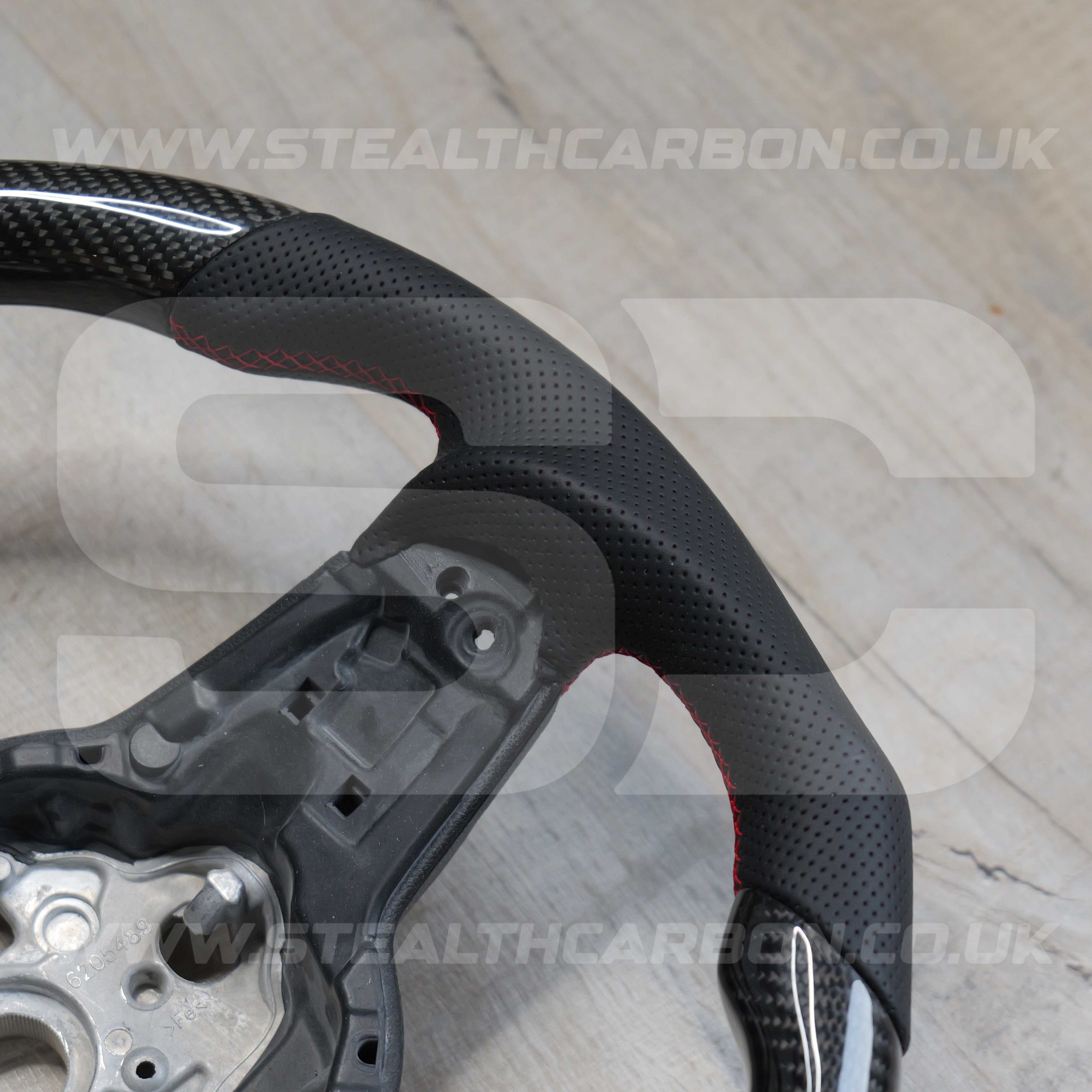 Volkswagen Carbon Fibre Steering Wheel VW Golf MK7 MK7.5 R R-Line GTI GTD GTE +