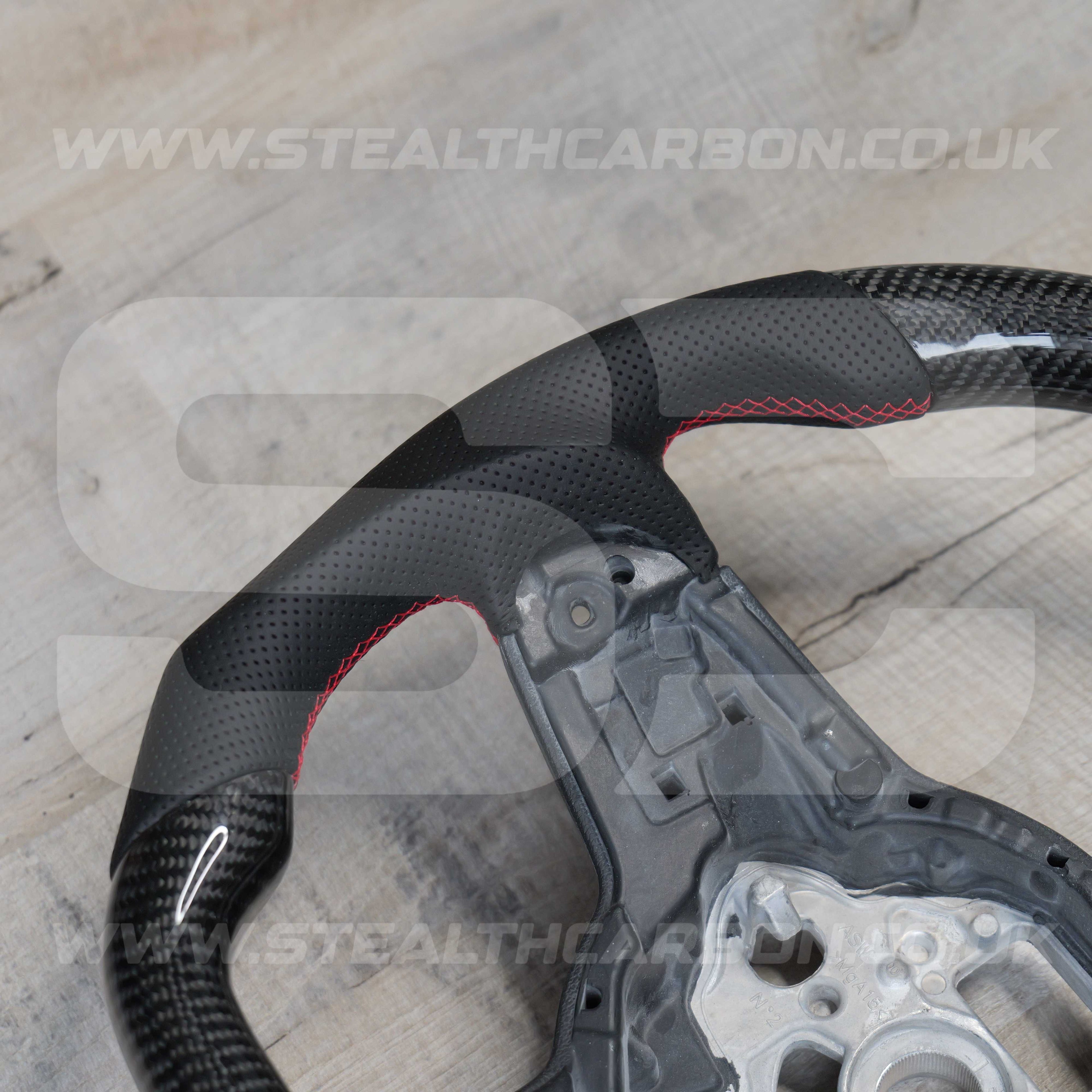 Volkswagen Carbon Fibre Steering Wheel VW Golf MK7 MK7.5 R R-Line GTI GTD GTE +