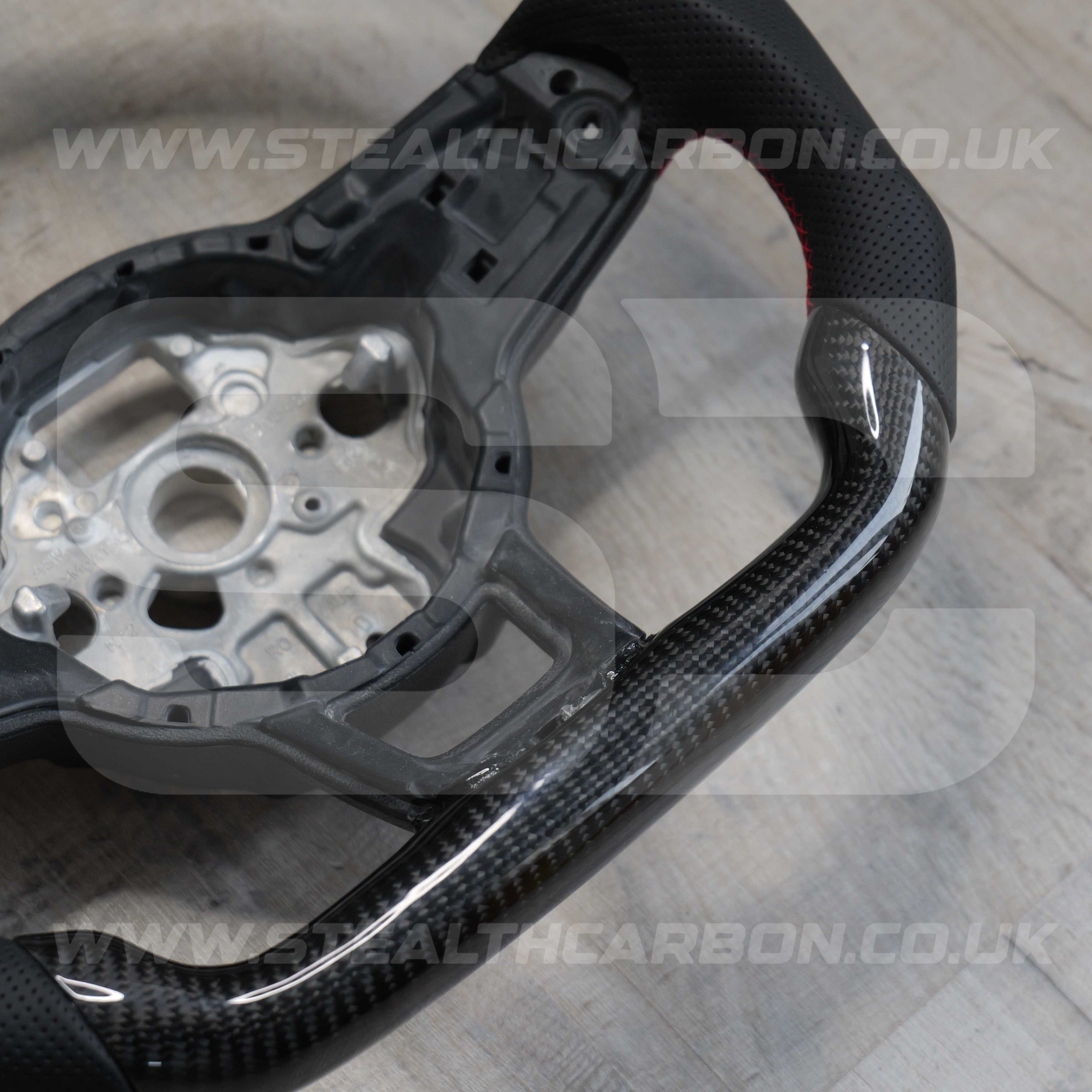 Volkswagen Carbon Fibre Steering Wheel VW Golf MK7 MK7.5 R R-Line GTI GTD GTE +