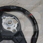 Volkswagen Carbon Fibre Steering Wheel VW Golf MK7 MK7.5 R R-Line GTI GTD GTE +