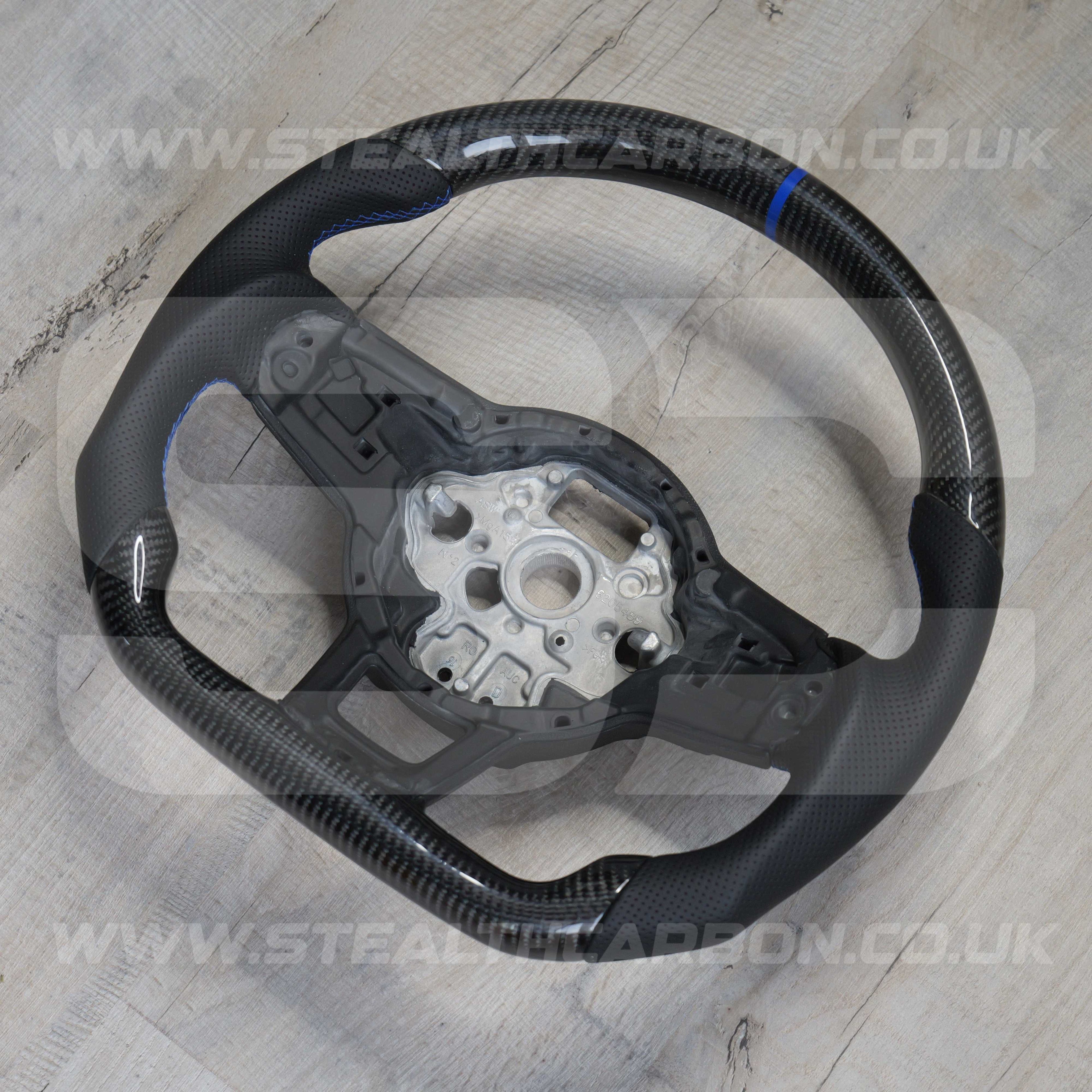Volkswagen Carbon Fibre Steering Wheel VW Golf MK7 MK7.5 R R-Line GTI GTE GTD +