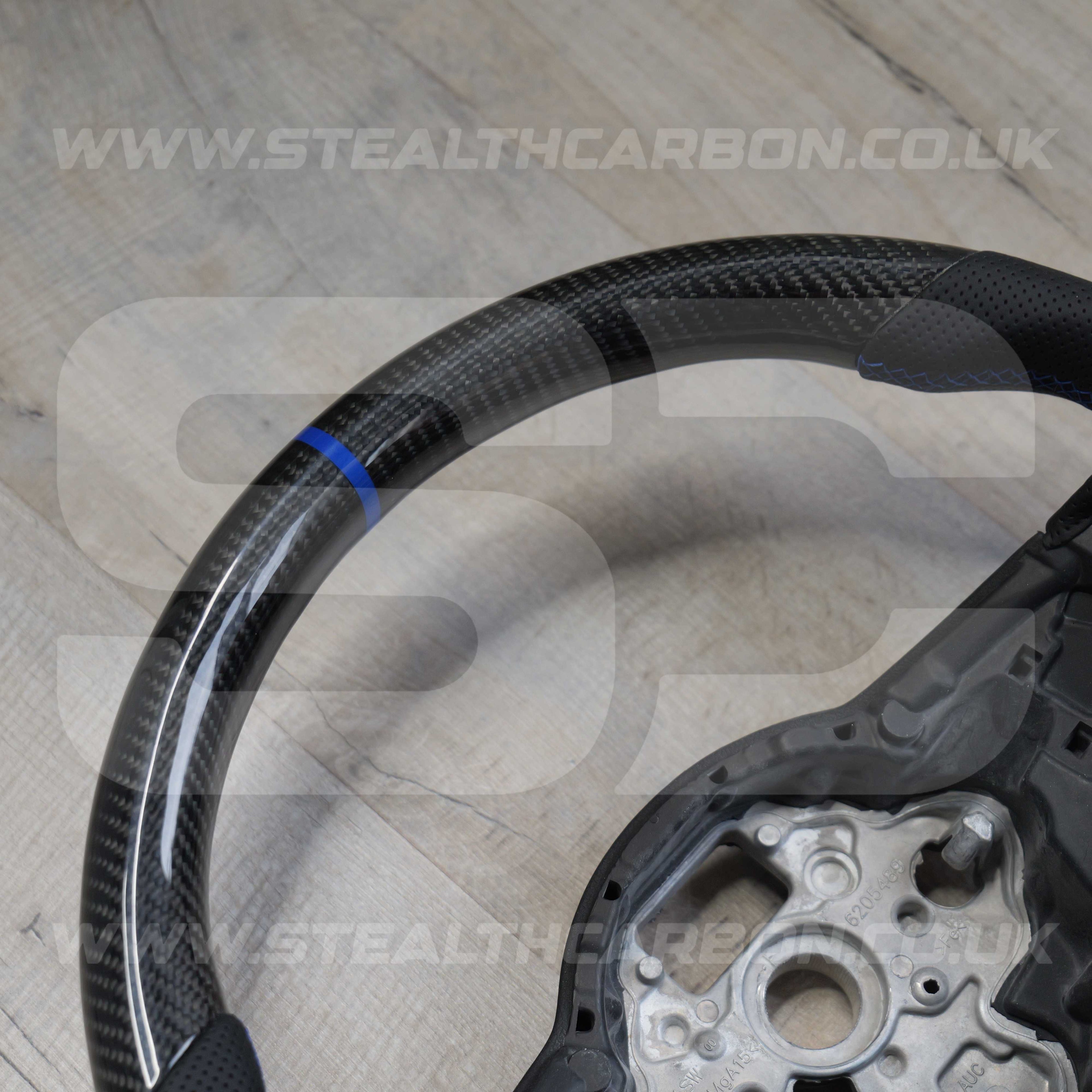 Volkswagen Carbon Fibre Steering Wheel VW Golf MK7 MK7.5 R R-Line GTI GTE GTD +