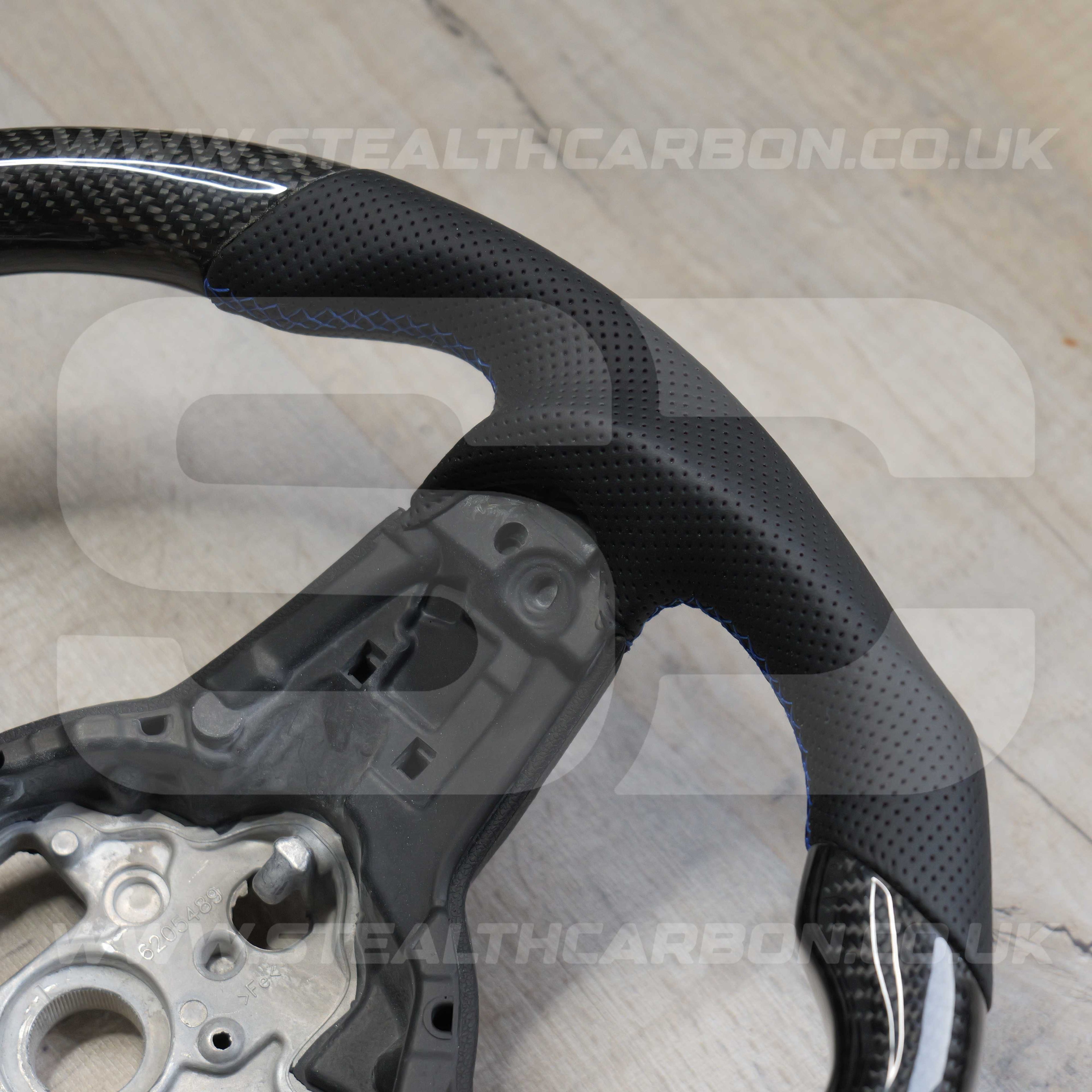 Volkswagen Carbon Fibre Steering Wheel VW Golf MK7 MK7.5 R R-Line GTI GTE GTD +