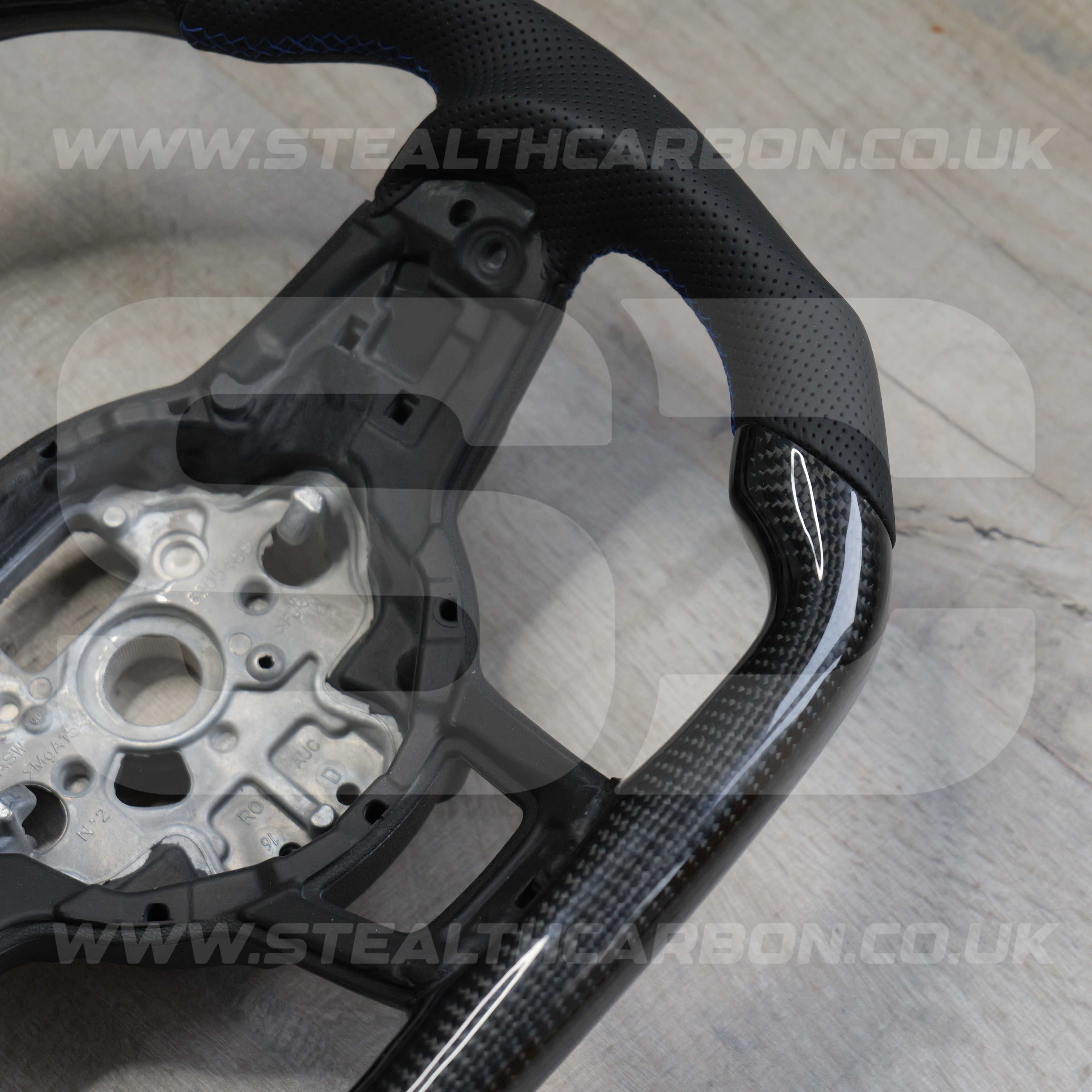 Volkswagen Carbon Fibre Steering Wheel VW Golf MK7 MK7.5 R R-Line GTI GTE GTD +