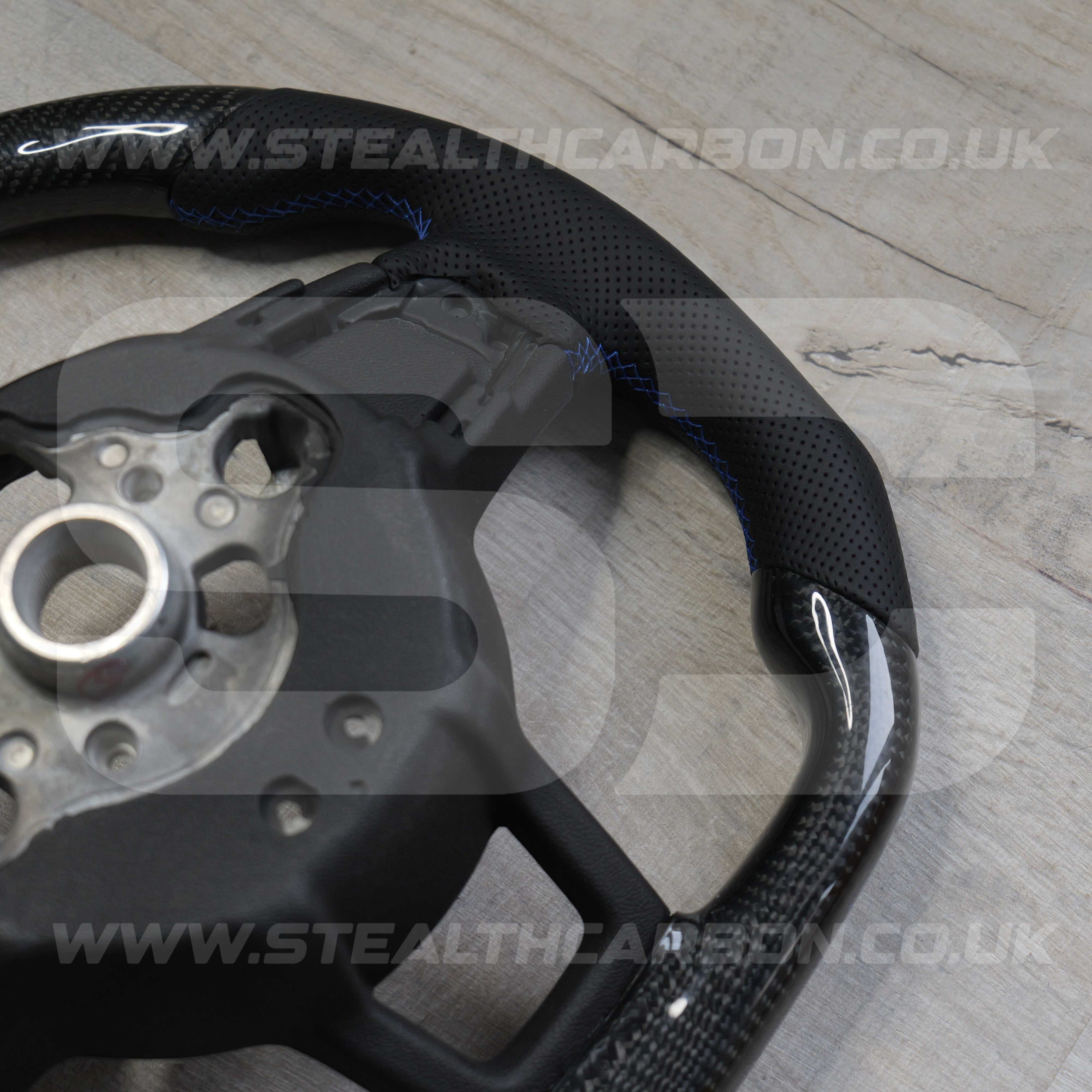 Volkswagen Carbon Fibre Steering Wheel VW Golf MK7 MK7.5 R R-Line GTI GTE GTD +