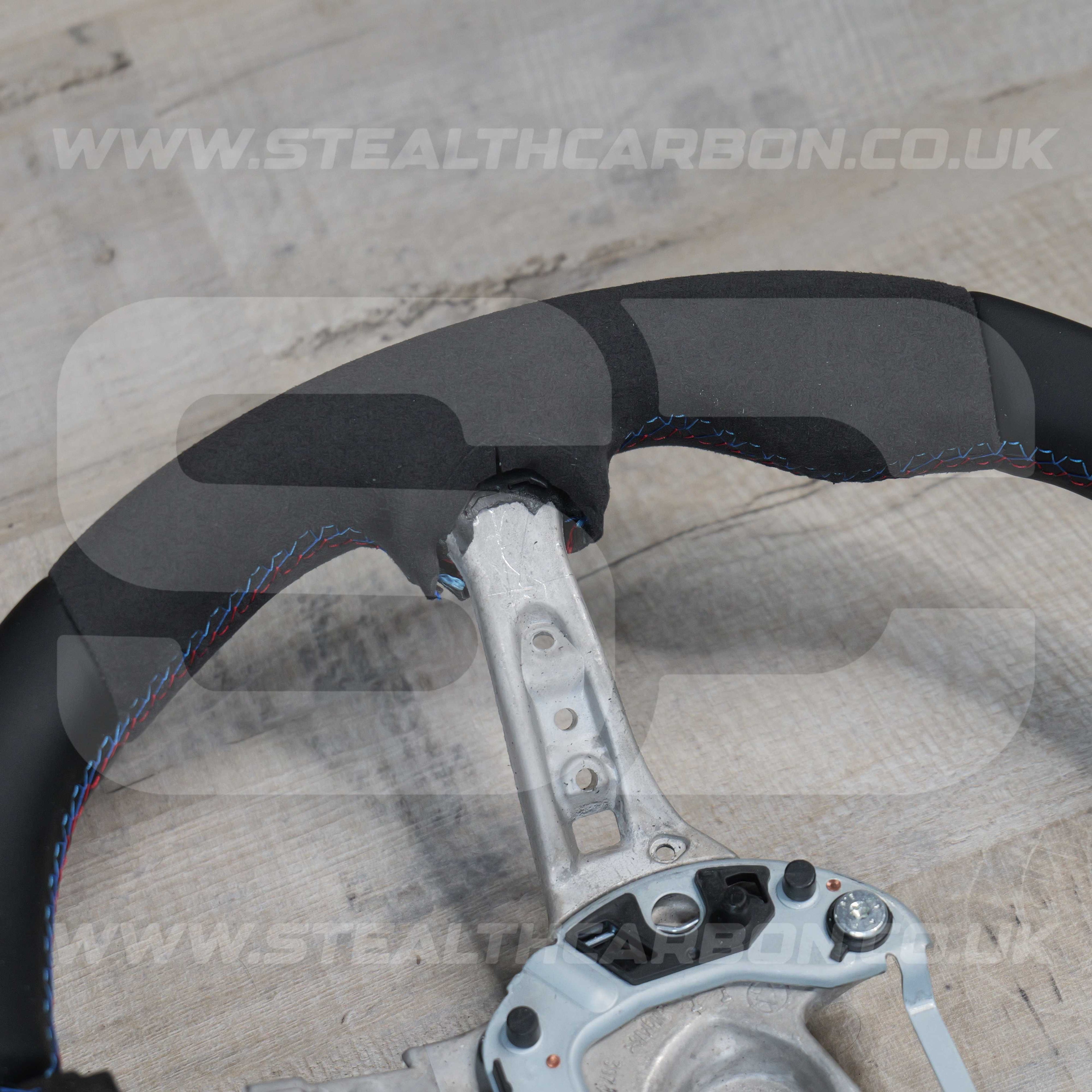 BMW Alcantara M Sport Blue Steering Wheel 1 2 3 4 X1 X3 X4 X5 X6 M2 M3 M4 F80 +