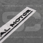 Tesla Gloss Black Dual Motor Rear Boot Badge Letters Model S 3 X Y Performance