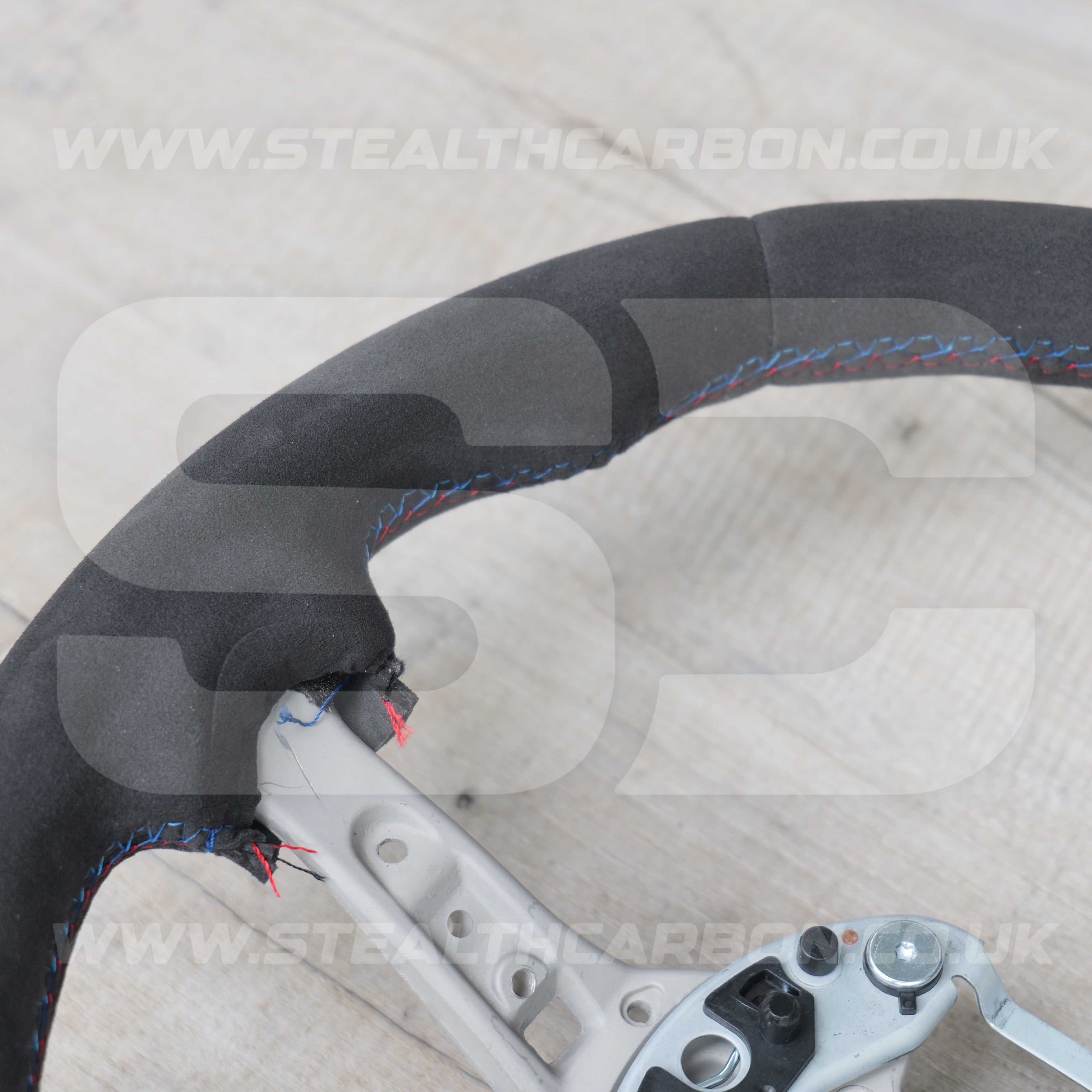 BMW Full Alcantara M Sport Suede Steering Wheel 3 4 X1 X3 X4 X5 X6 M2 M3 M4 F80