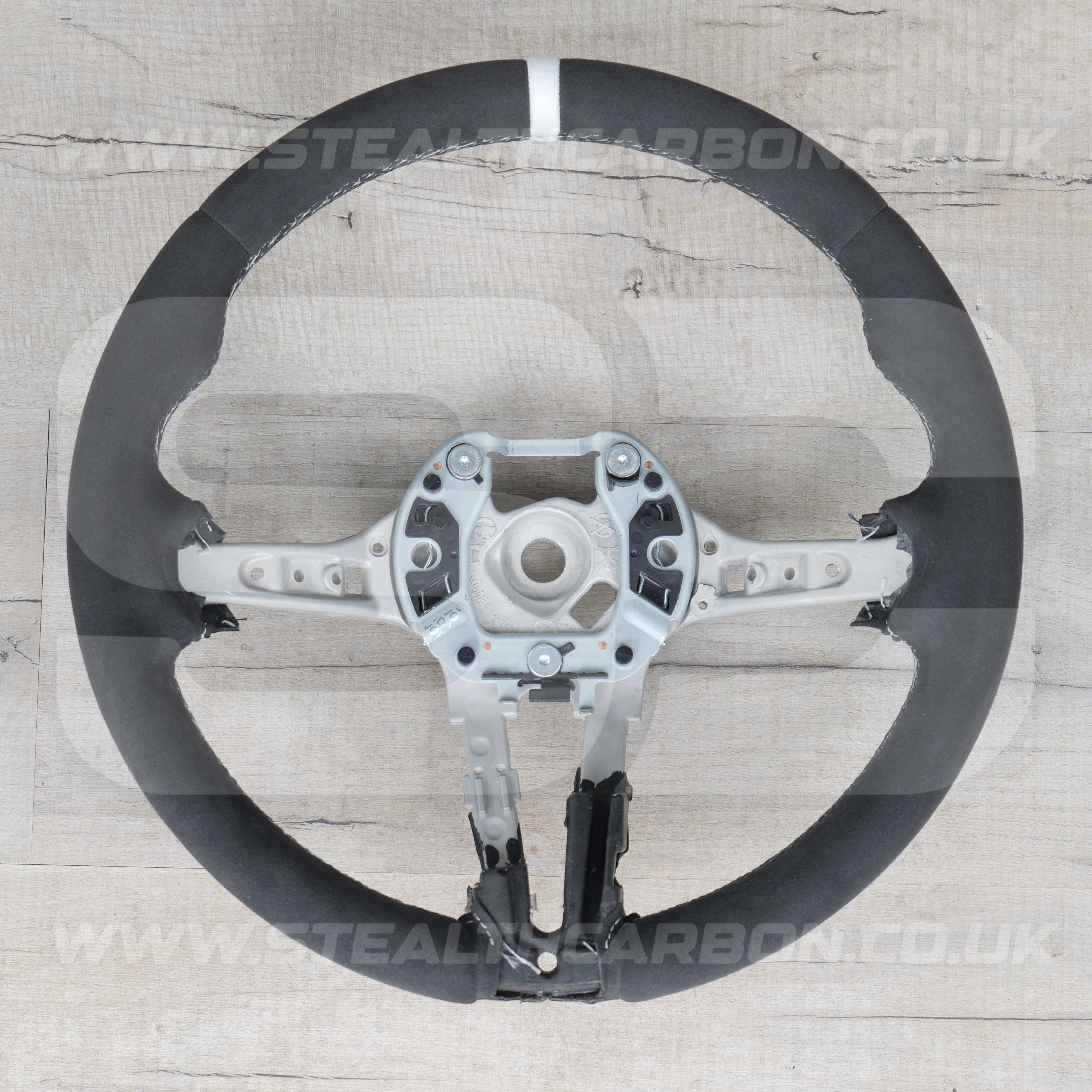 BMW Alcantara M Sport White Steering Wheel 1 2 3 4 X1 X3 X4 X5 X6 M2 M3 M4 F80