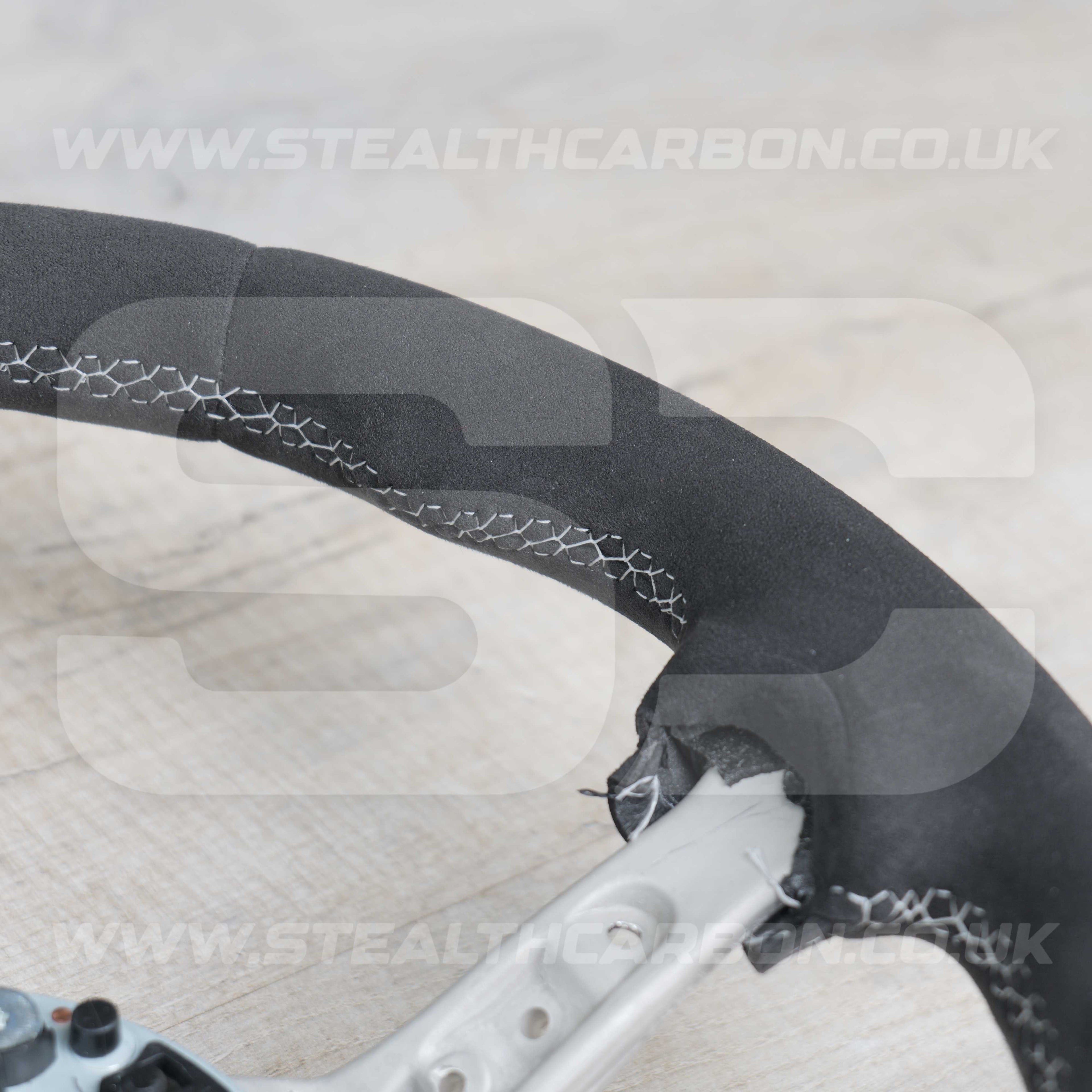 BMW Alcantara M Sport White Steering Wheel 1 2 3 4 X1 X3 X4 X5 X6 M2 M3 M4 F80