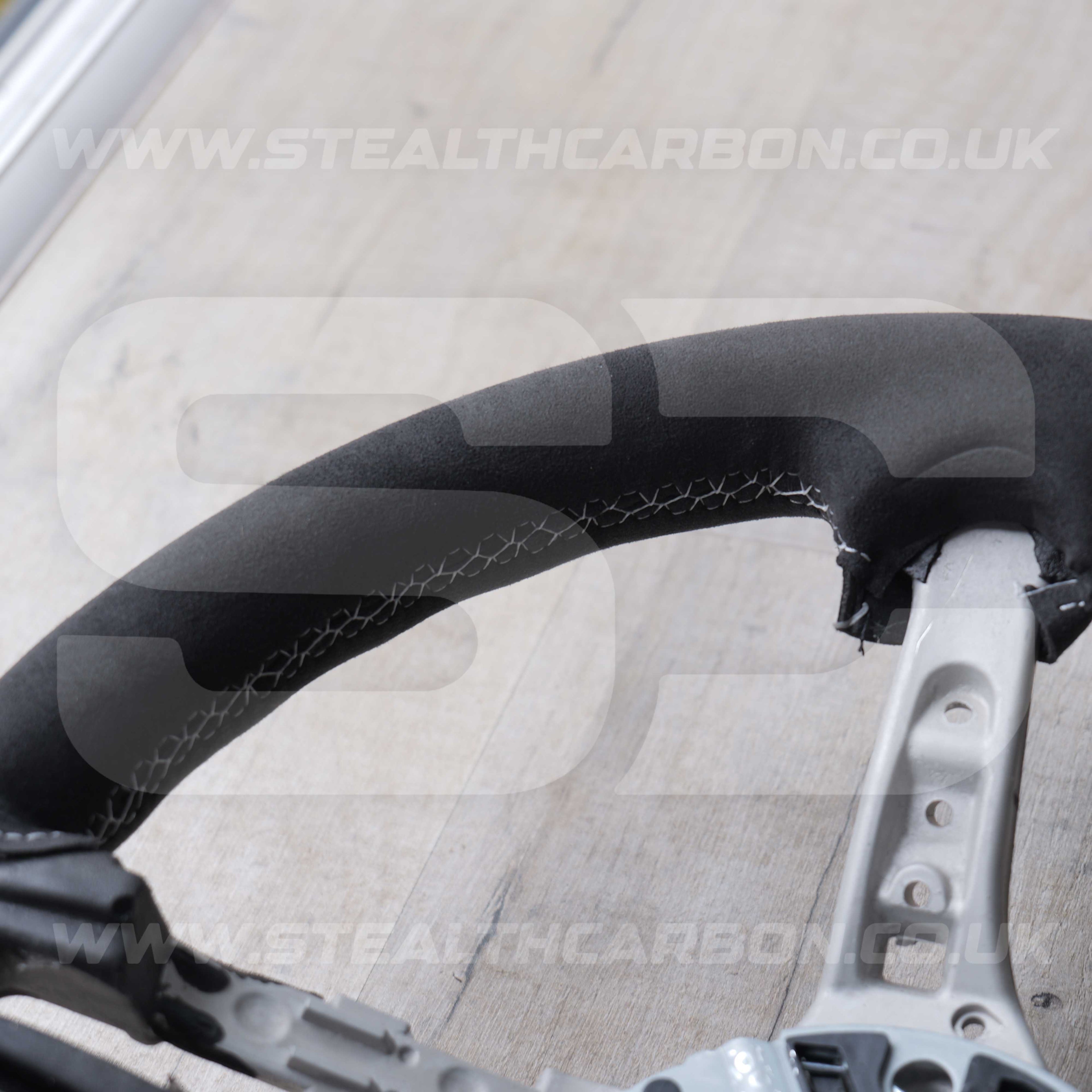 BMW Alcantara M Sport White Steering Wheel 1 2 3 4 X1 X3 X4 X5 X6 M2 M3 M4 F80