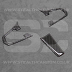 Carbon Fibre Style Steering Wheel Trims for BMW 5 Series G30 G31 G01 G38 X3